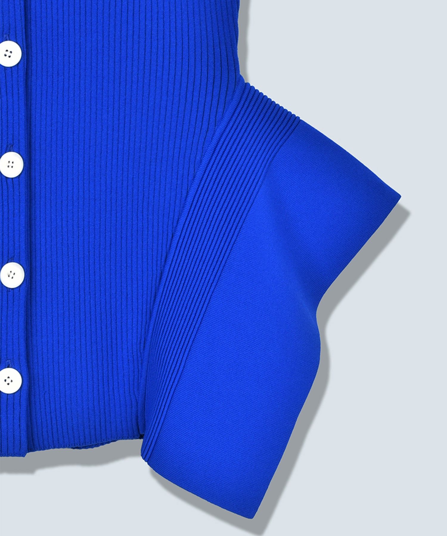 SIDE FLARE V NECK KNIT VEST OMMO