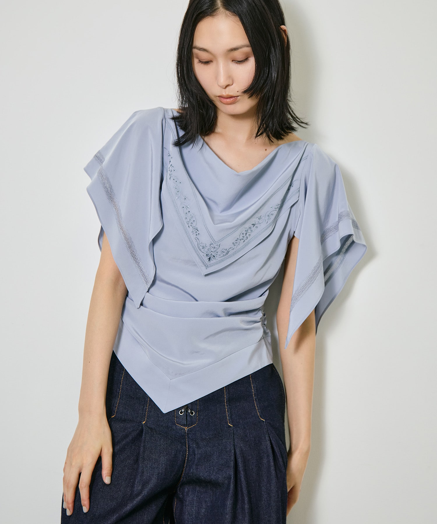 別注 SCARF BLOUSE FETICO