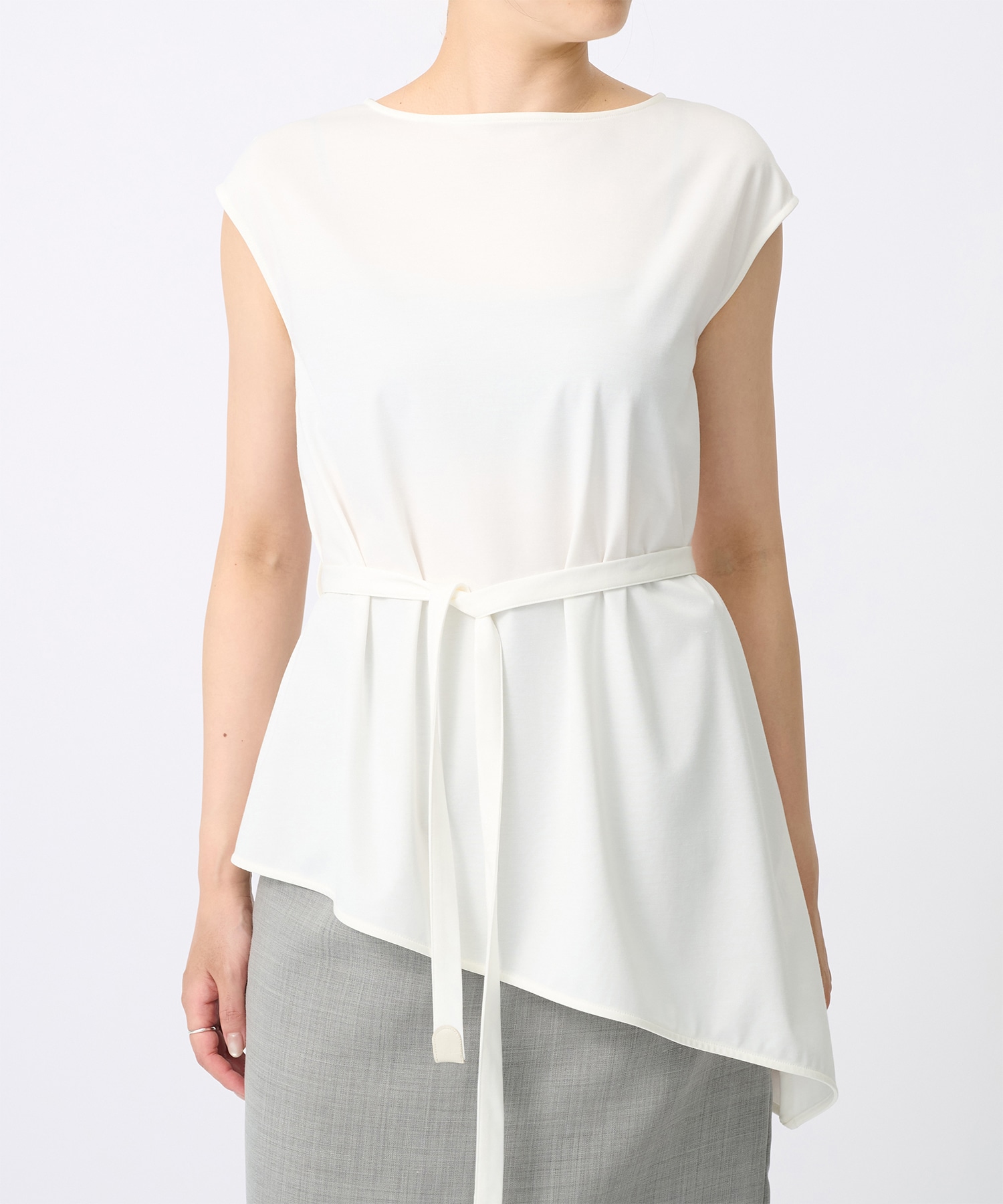 French Sleeve Asymmetry Tops THE TOKYO