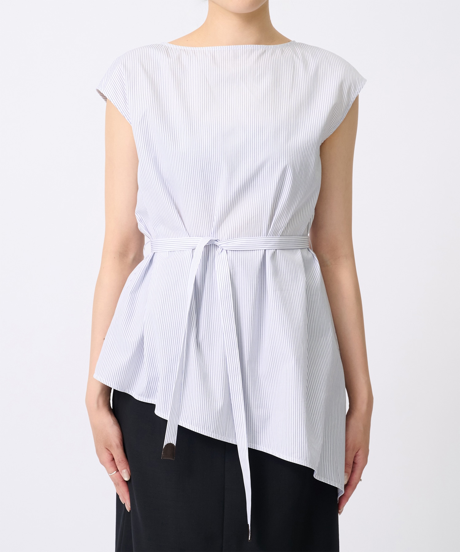 French Sleeve Asymmetry Tops THE TOKYO