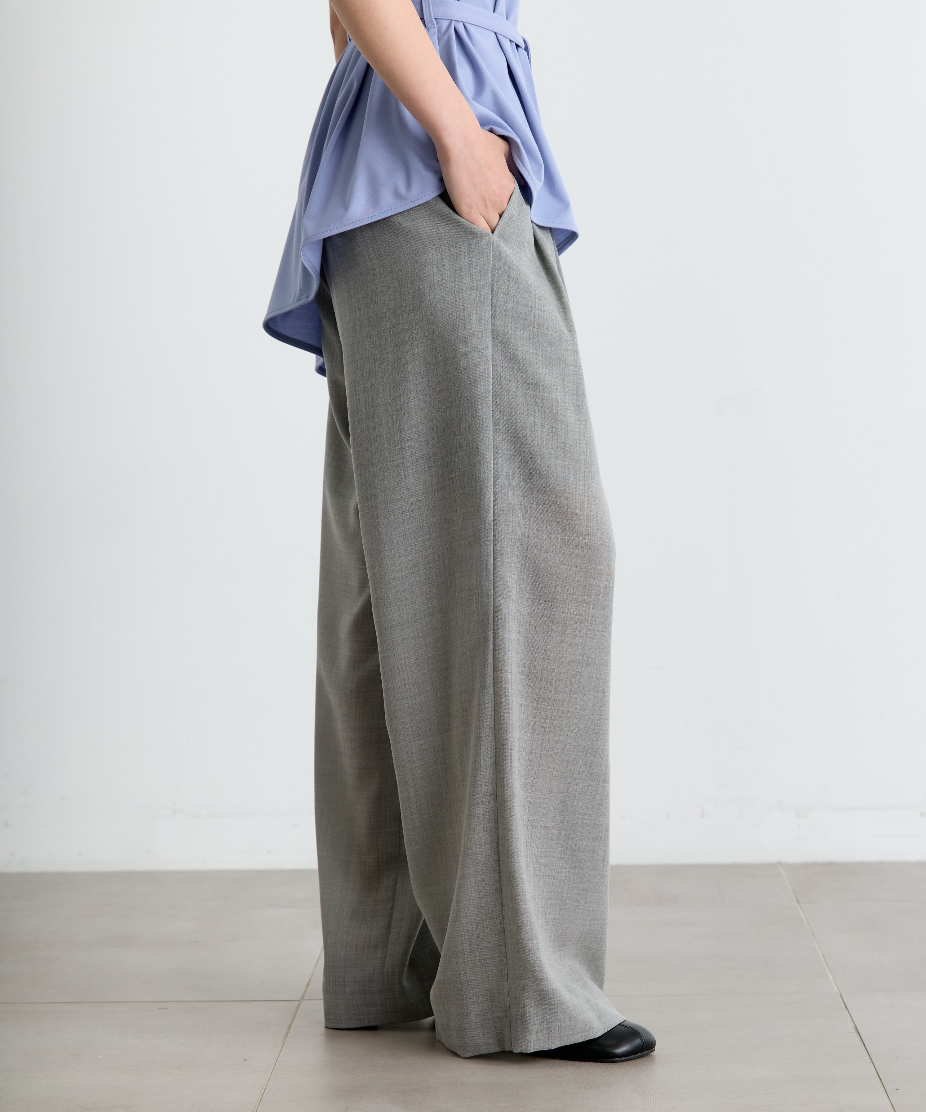 Waist Design Wide Pants THE TOKYO