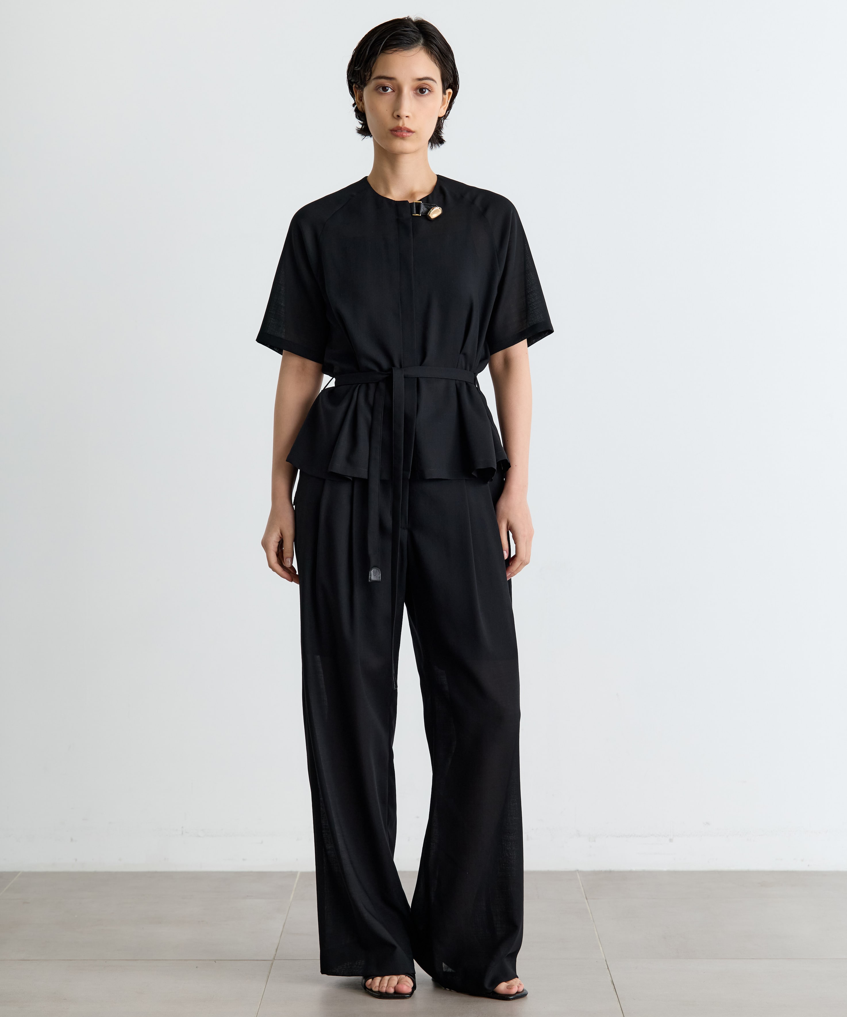 Waist Design Wide Pants THE TOKYO