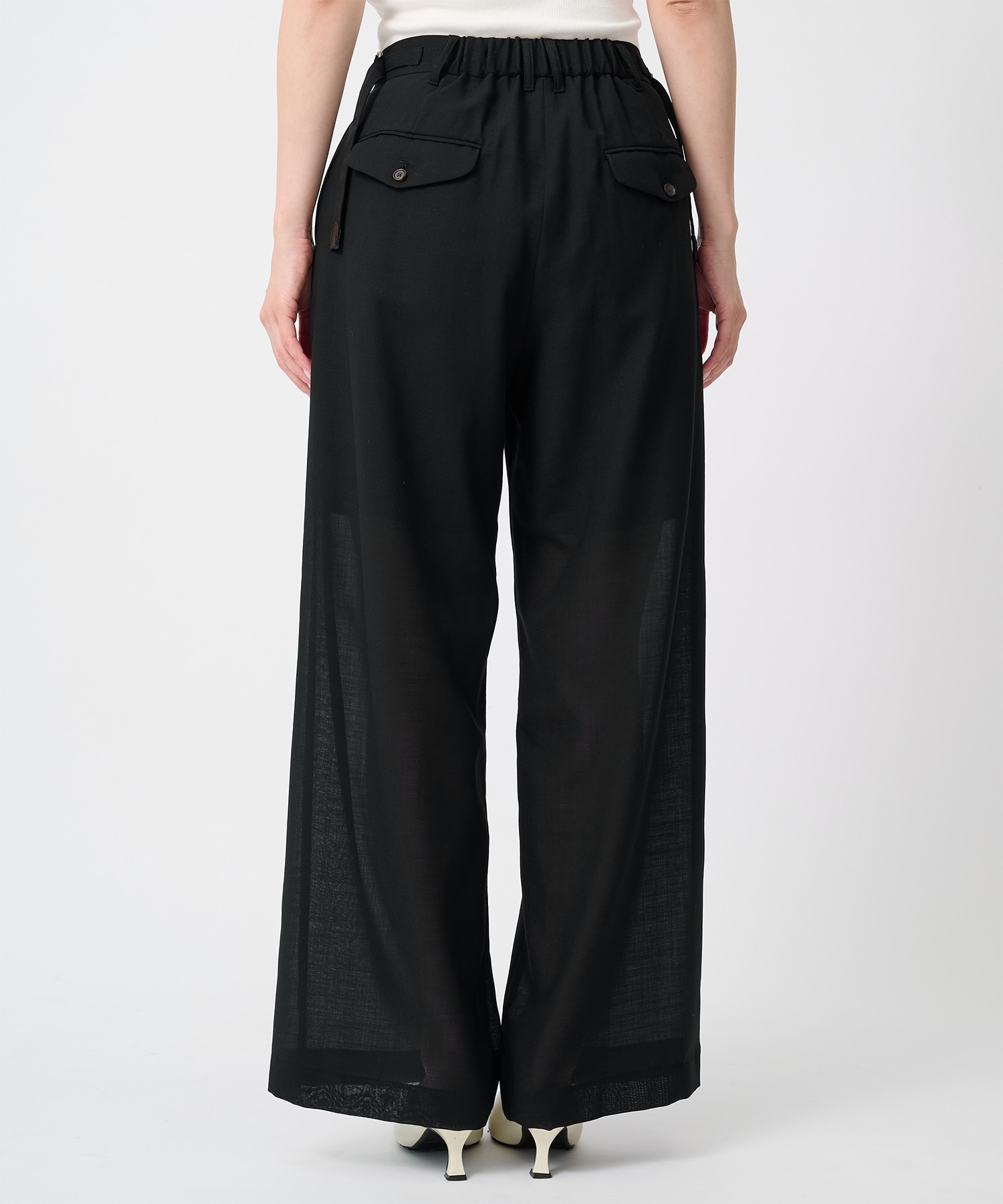 Waist Design Wide Pants THE TOKYO