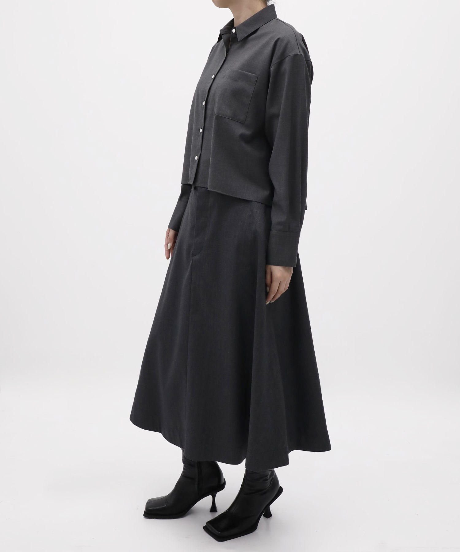 Short A-line L/S Shirt THE TOKYO