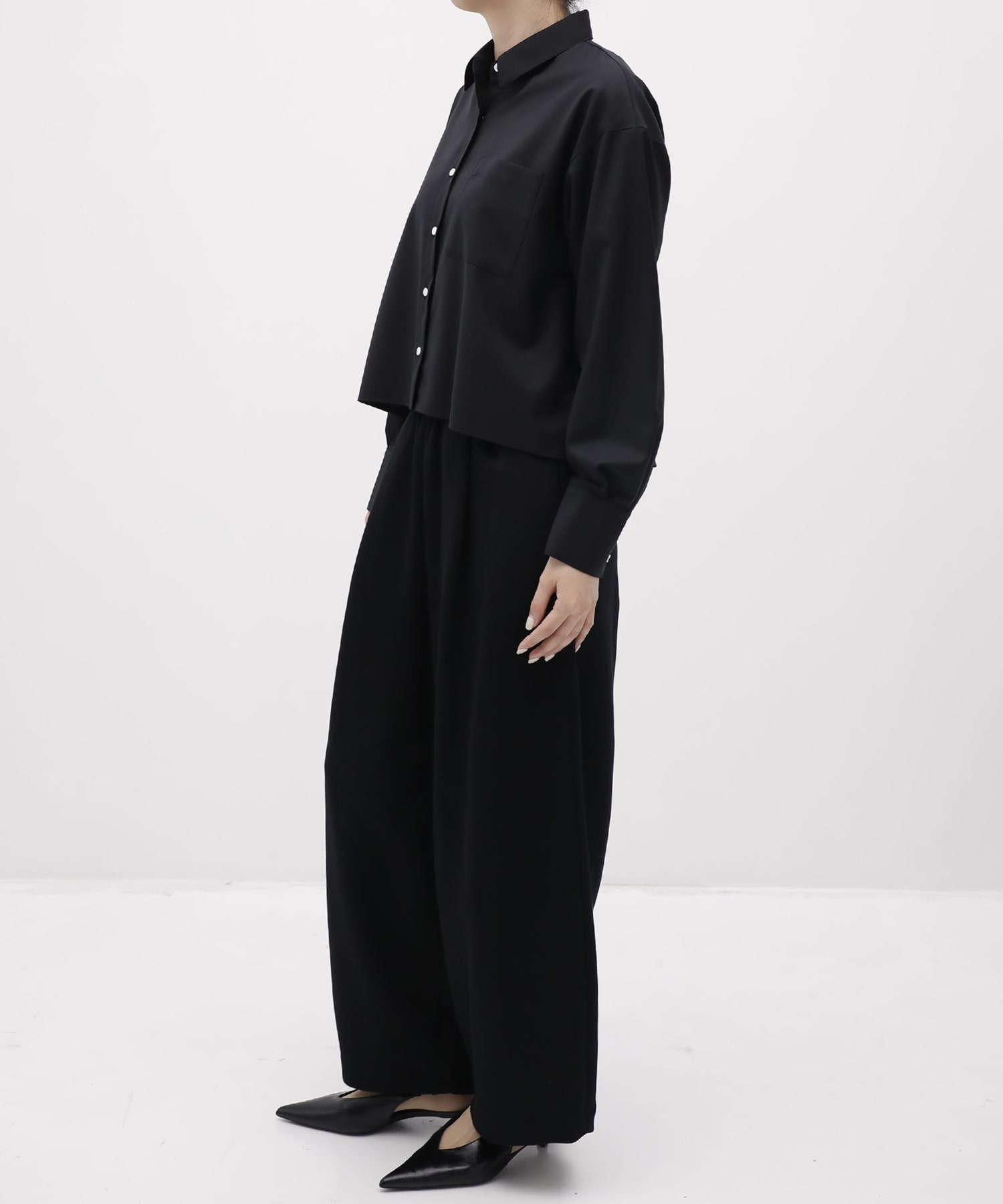 Short A-line L/S Shirt THE TOKYO