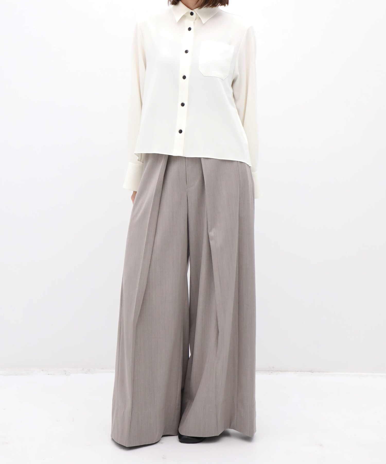 別注 Back Pleats L/S Shirt EZUMi