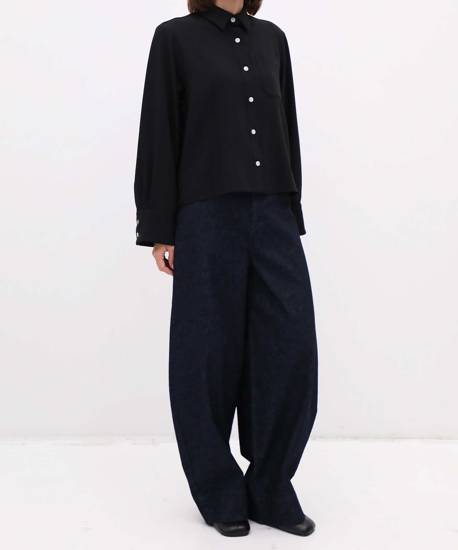 別注 Back Pleats L/S Shirt EZUMi