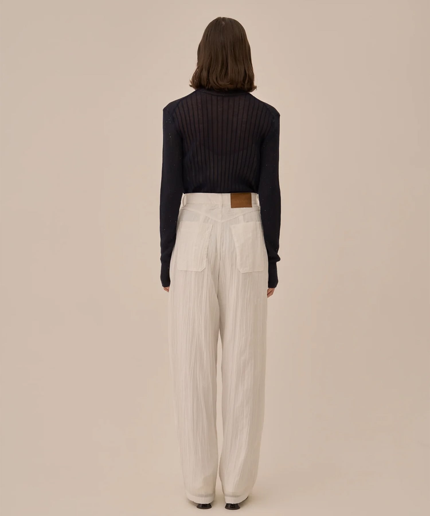 Basilia sequins knit pullover AKIRANAKA
