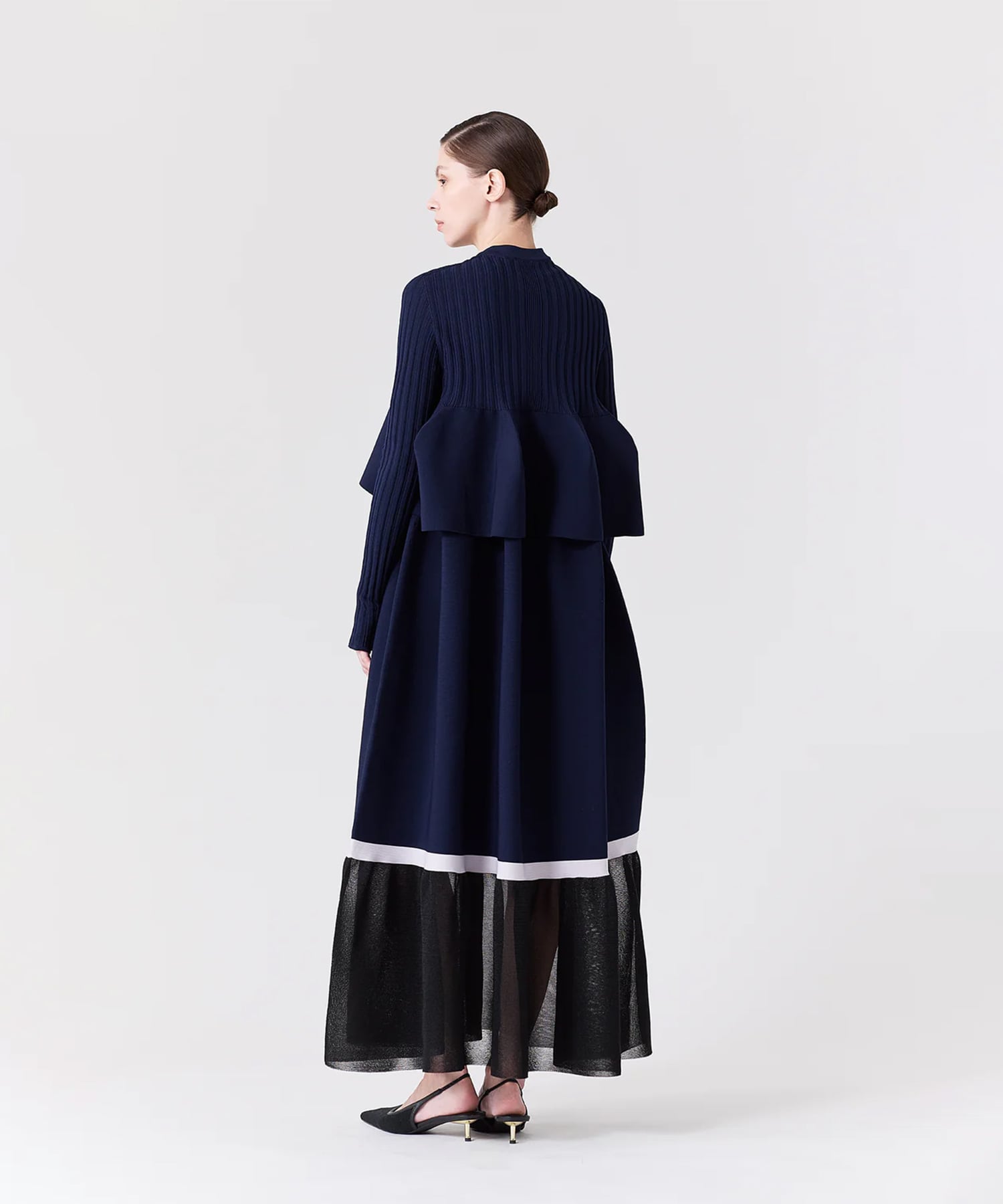 POTTERY BUST FLARE CARDIGAN CFCL