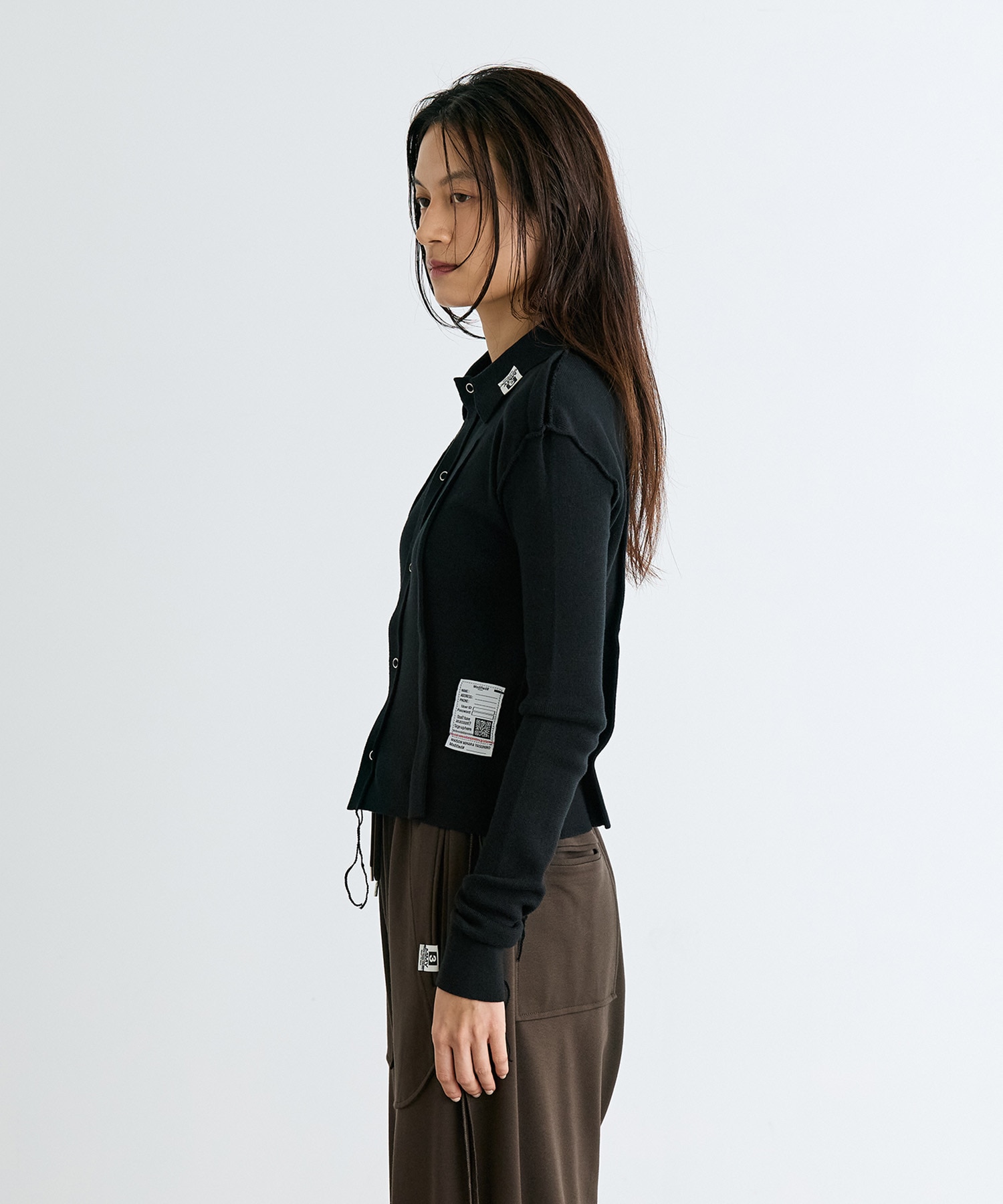 INSIDE OUT KNIT CARDIGAN Maison MIHARA YASUHIRO