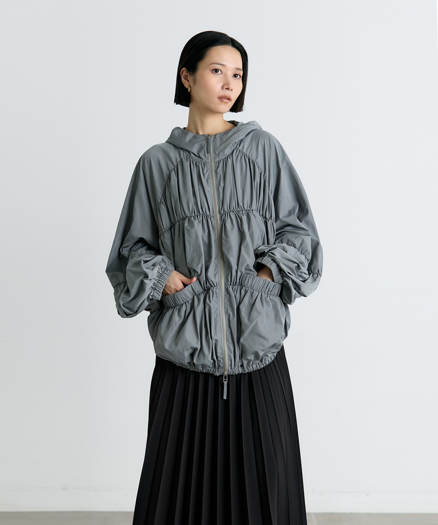 RAIN-CLOUD BLOUSON ENFOLD