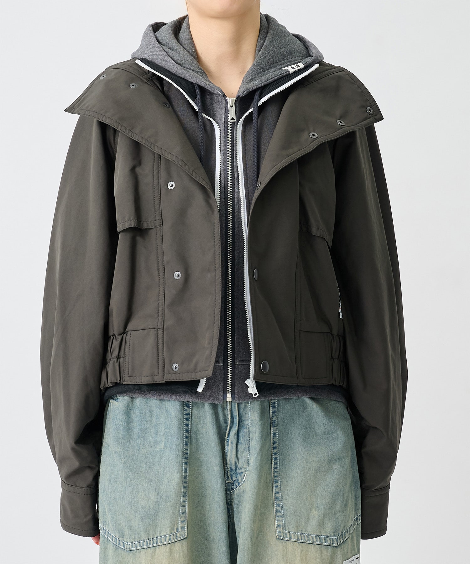 THREE LAYERED BONBER JACKET Maison MIHARA YASUHIRO