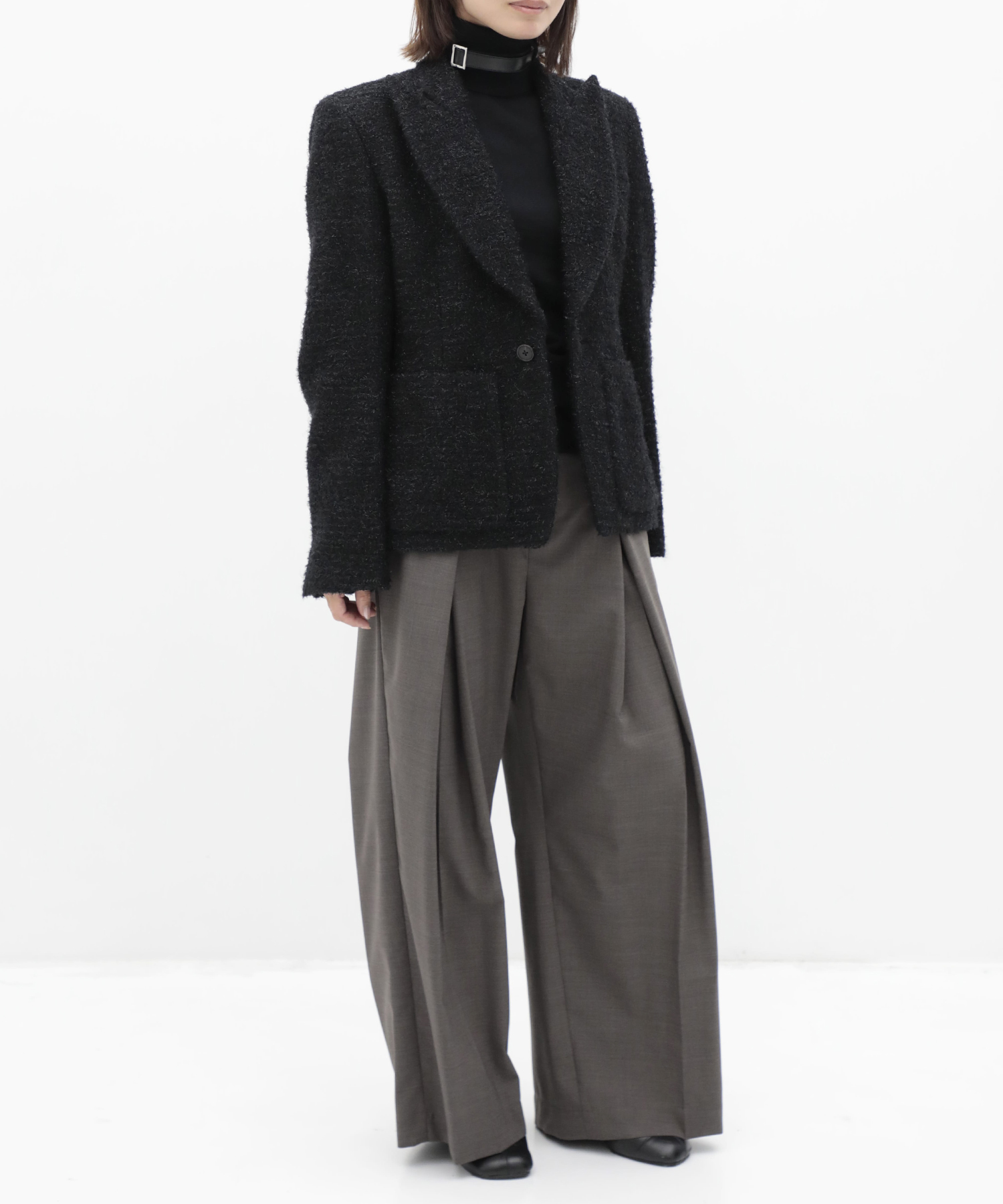 Square-Shoulder Tailored Jacket KEISUKEYOSHIDA