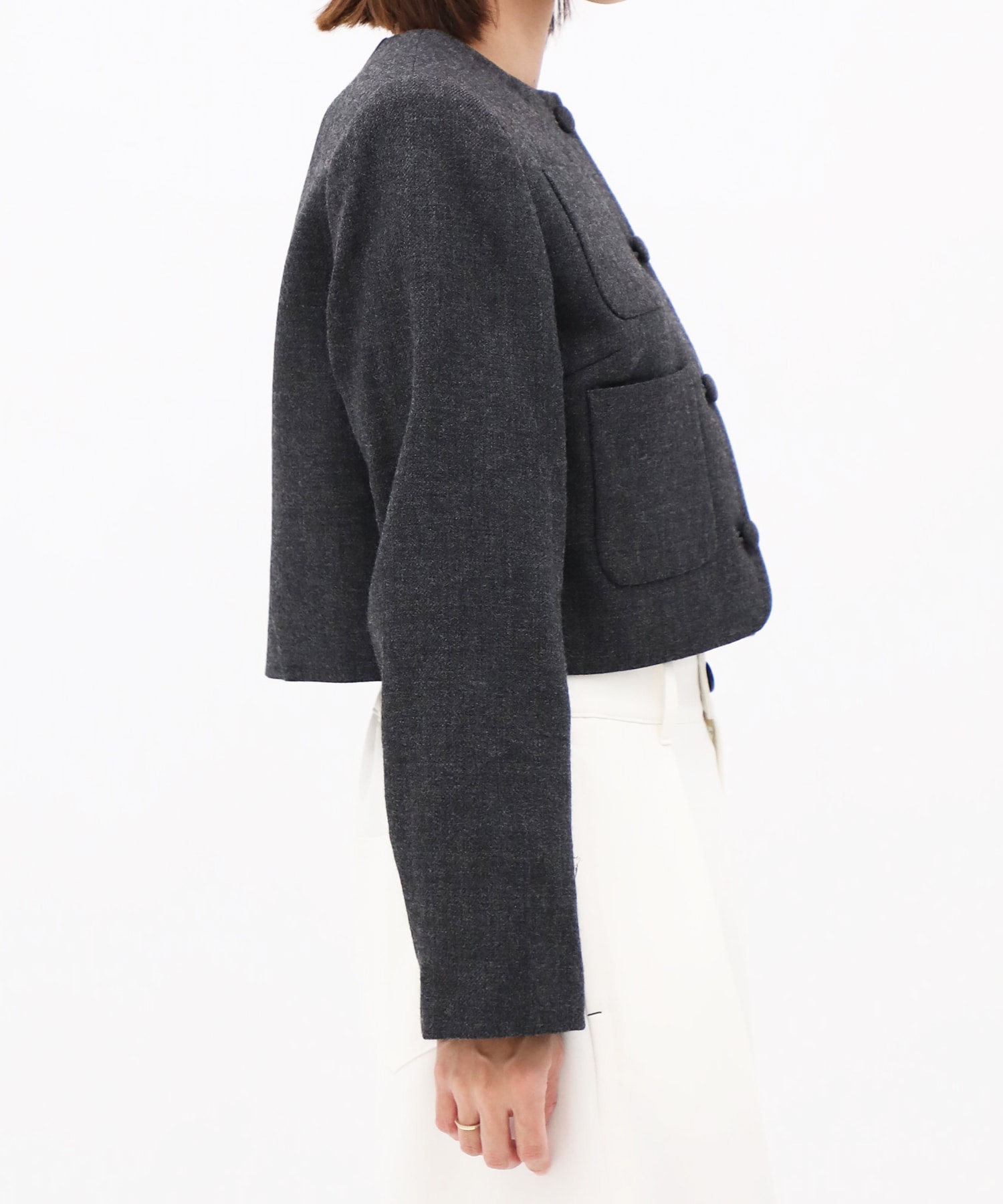 Wool Boxy Jacket CITY TOKYO
