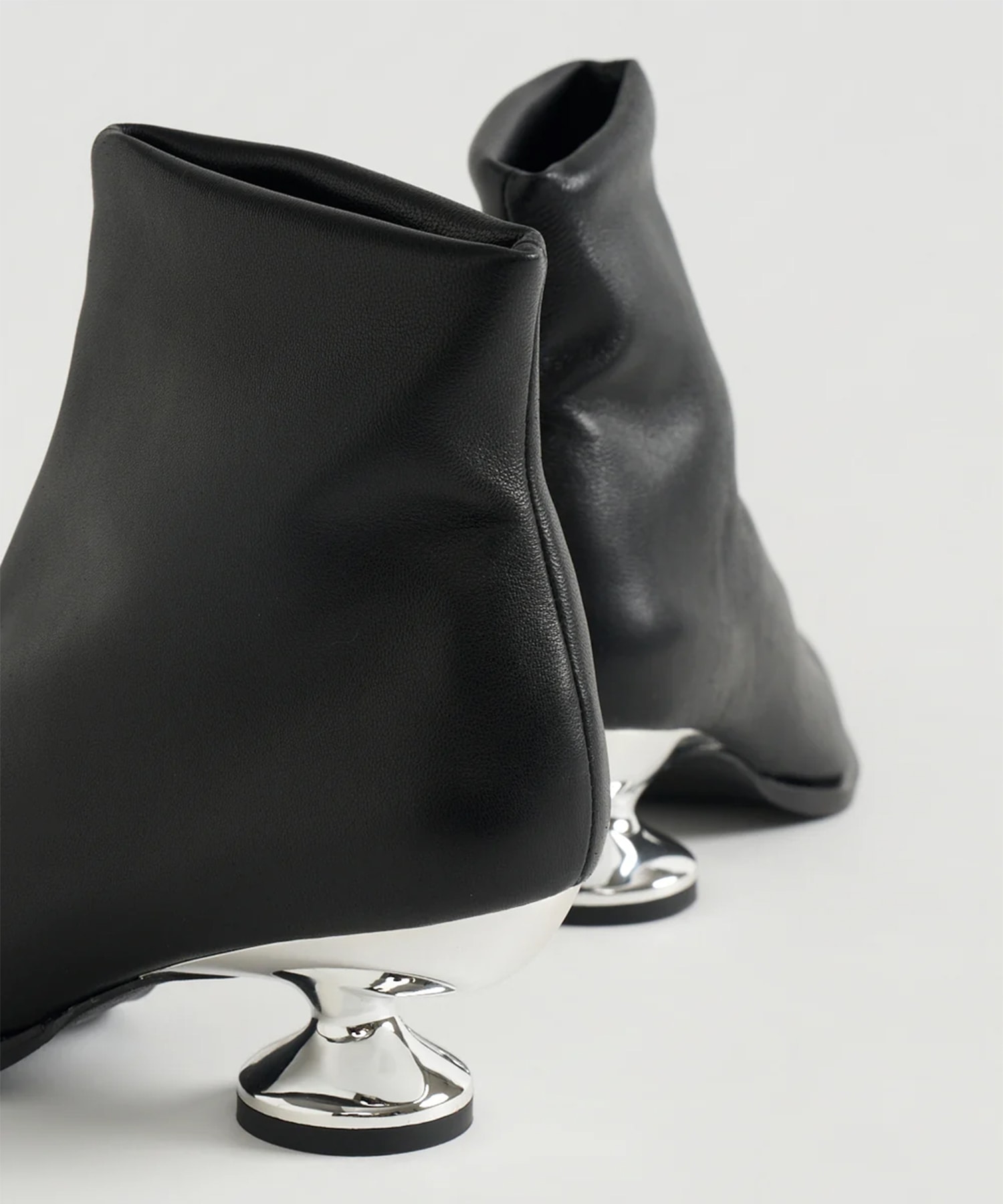Metal Heel Short Boots MANA