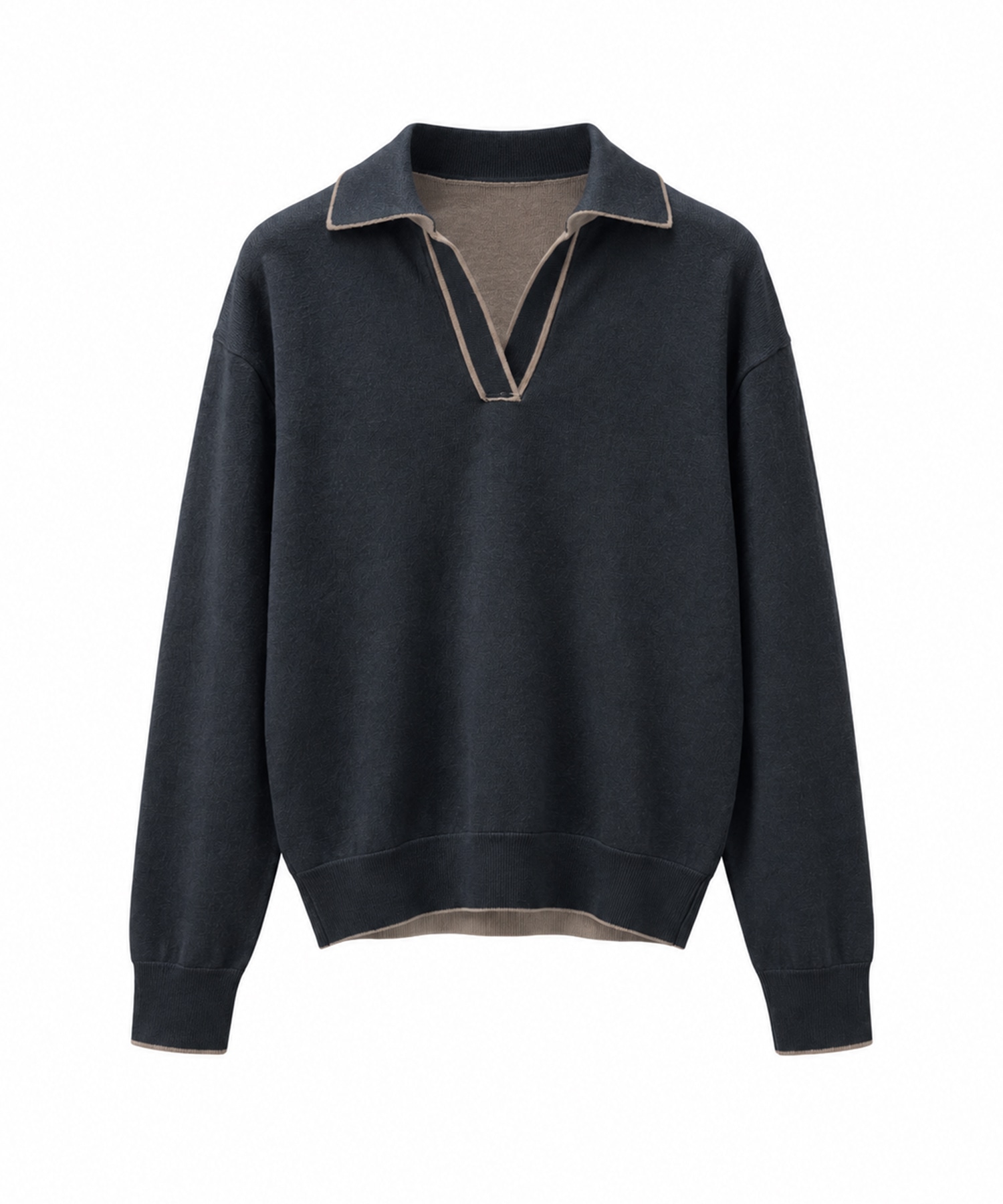 CASHMERE/SILK REVERSIBLE SKIPPER PULLOVER THE TOKYO