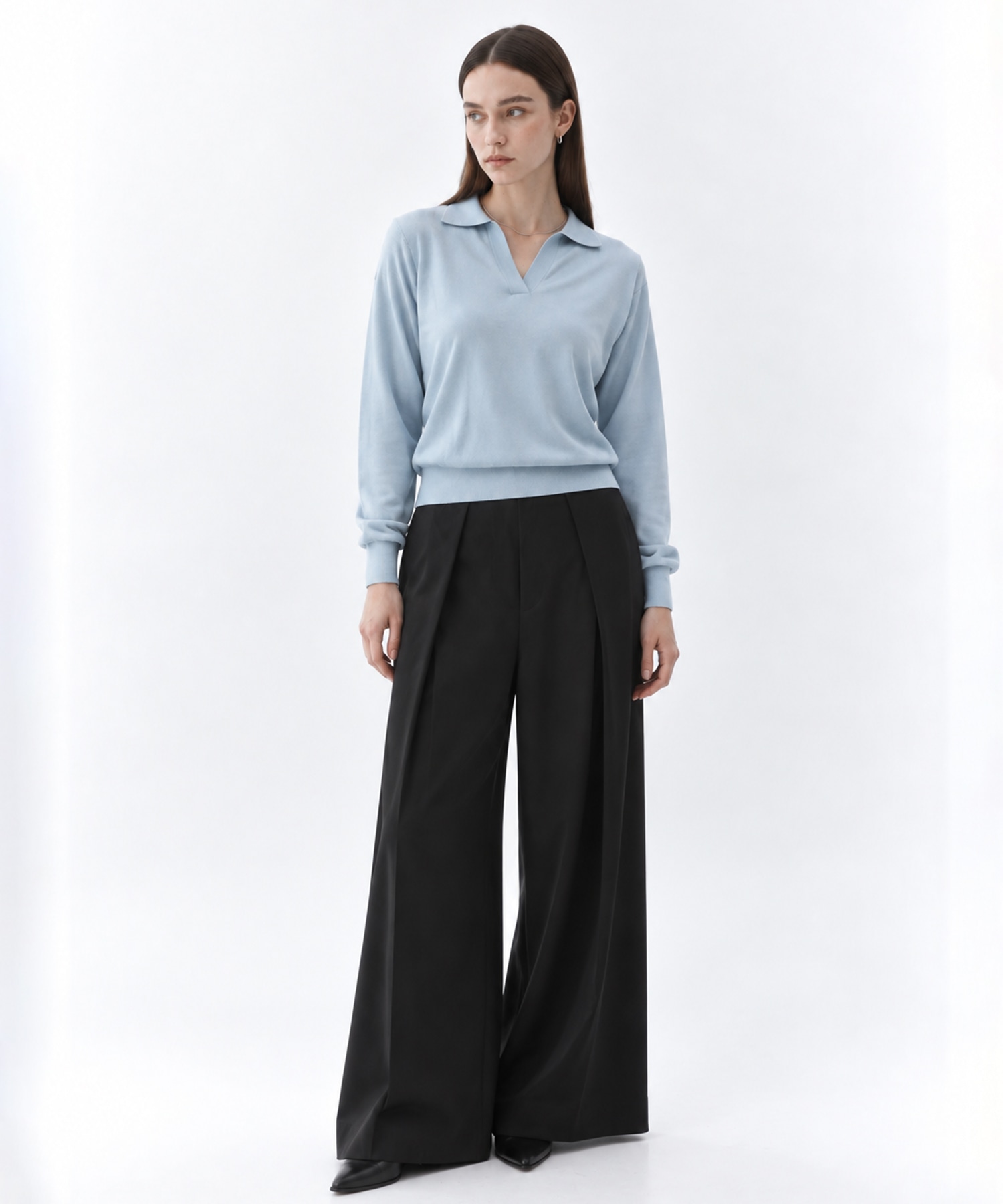 CASHMERE/SILK REVERSIBLE SKIPPER PULLOVER THE TOKYO