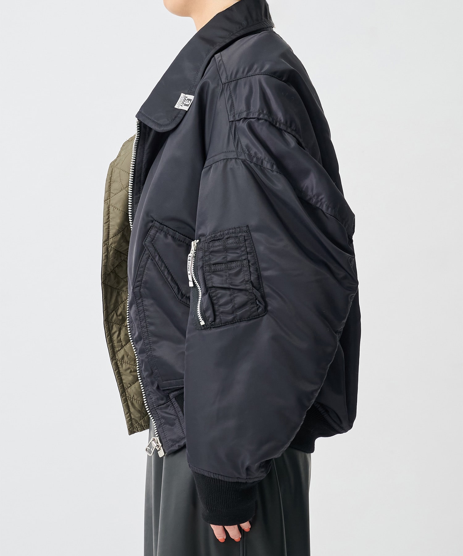 LAYERED BOMBER JACKET Maison MIHARA YASUHIRO