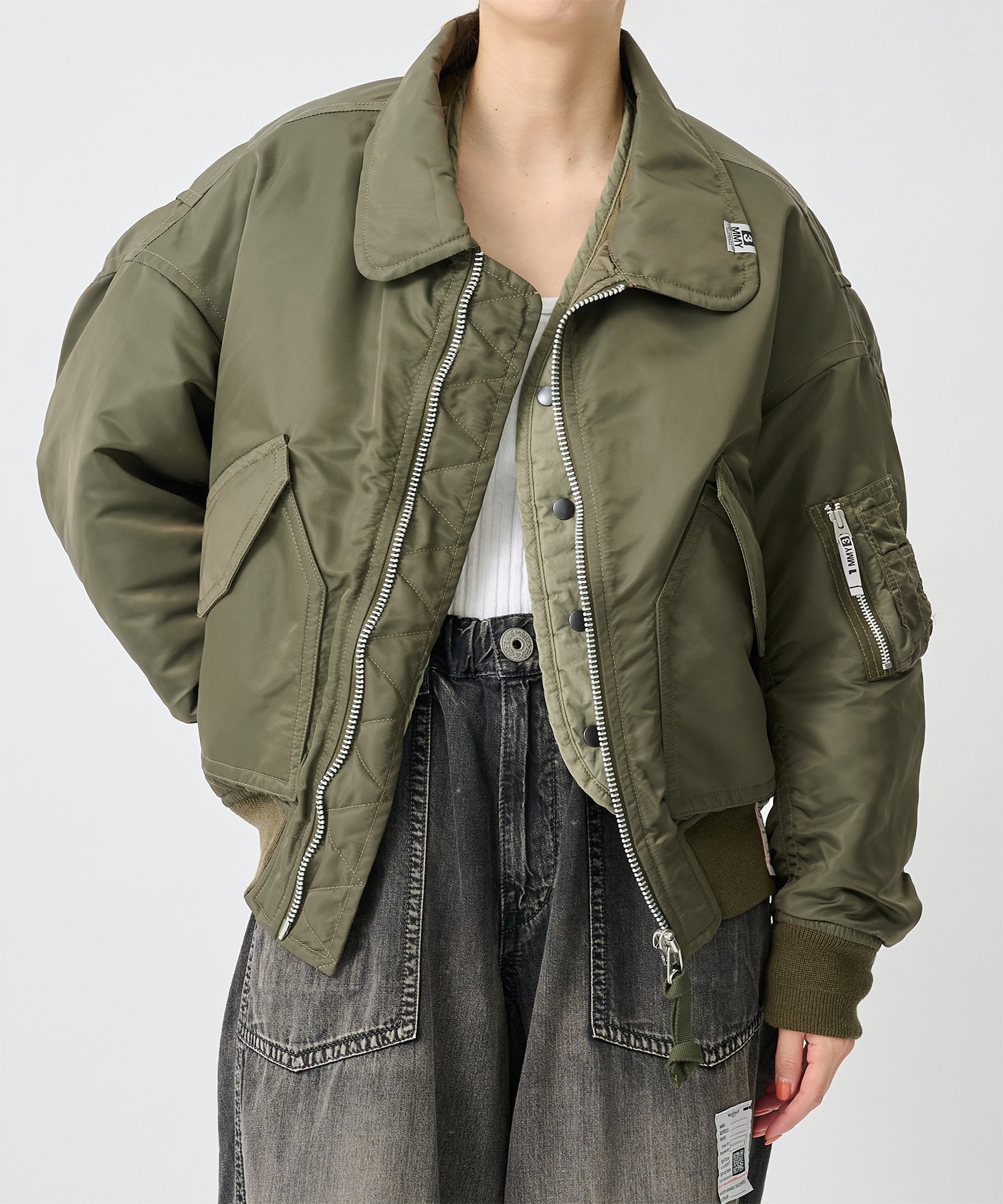 LAYERED BOMBER JACKET Maison MIHARA YASUHIRO