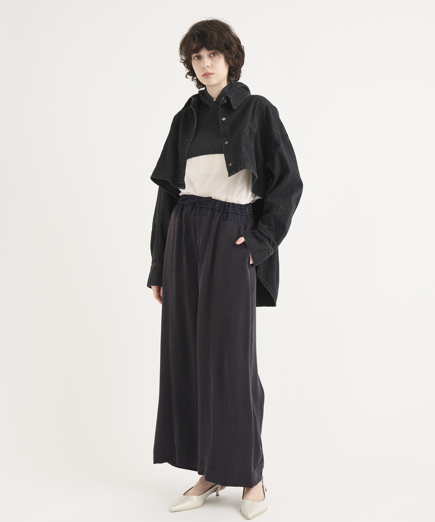 Washable Wool  Hoodie Knit Tops RITAN