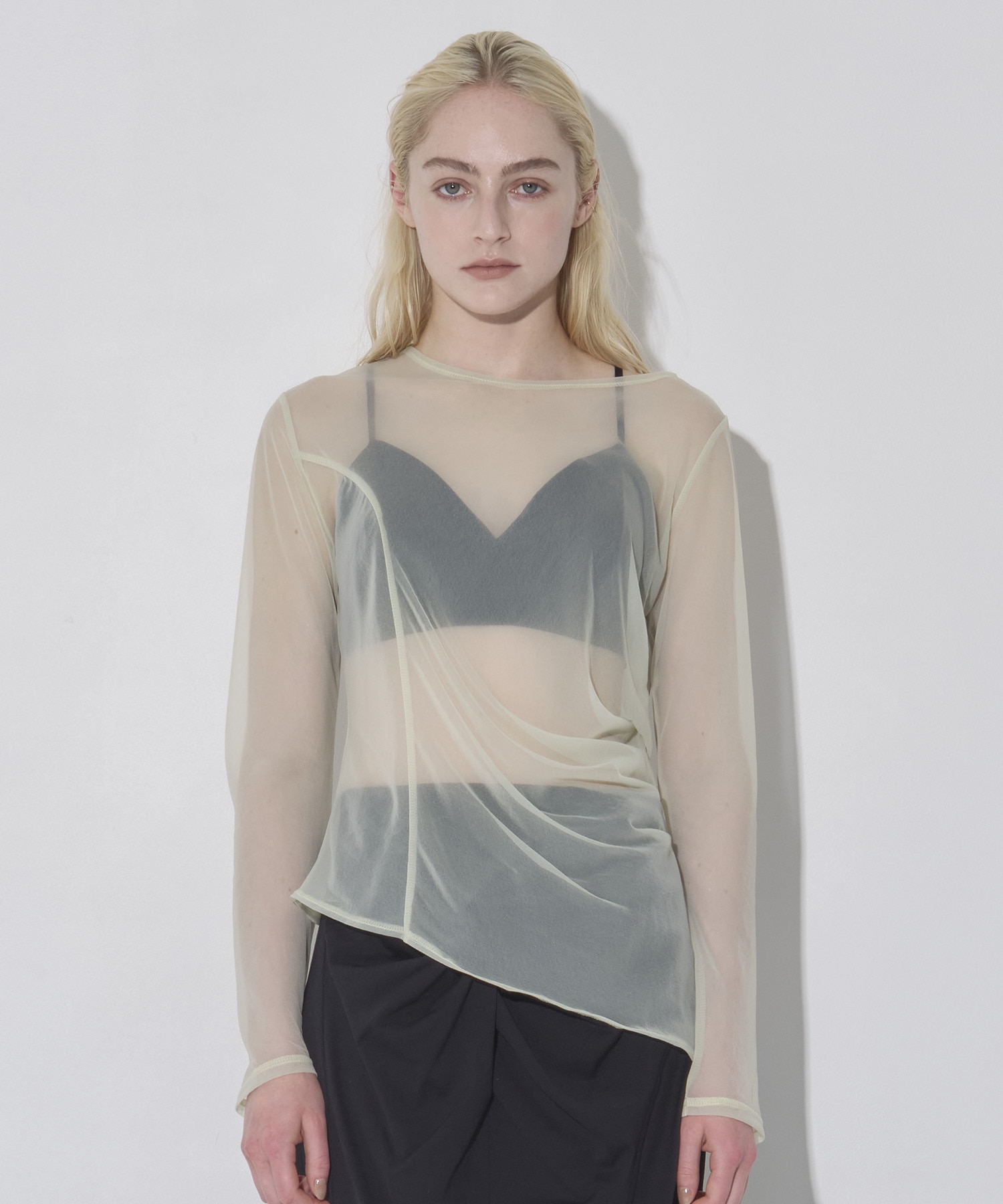 Tack Layered SheerT-Shirt RITAN