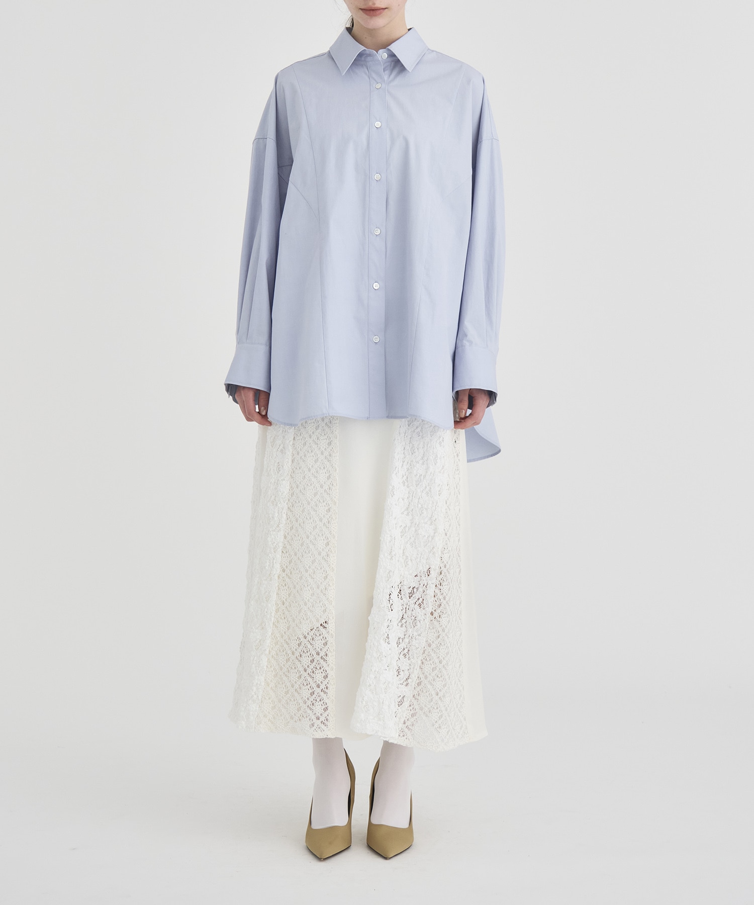 Slant Asym Lace Skirt RITAN