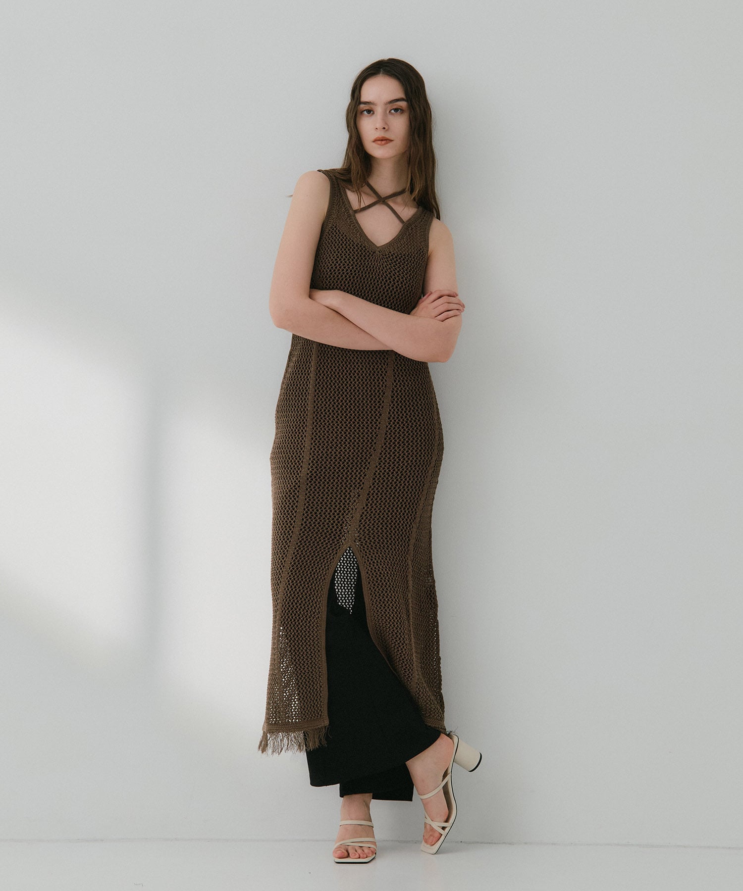 Mesh Knit Onepiece RITAN