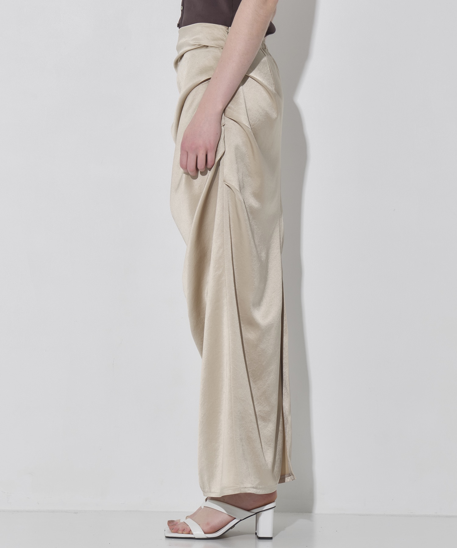 Satin Tack Skirt RITAN