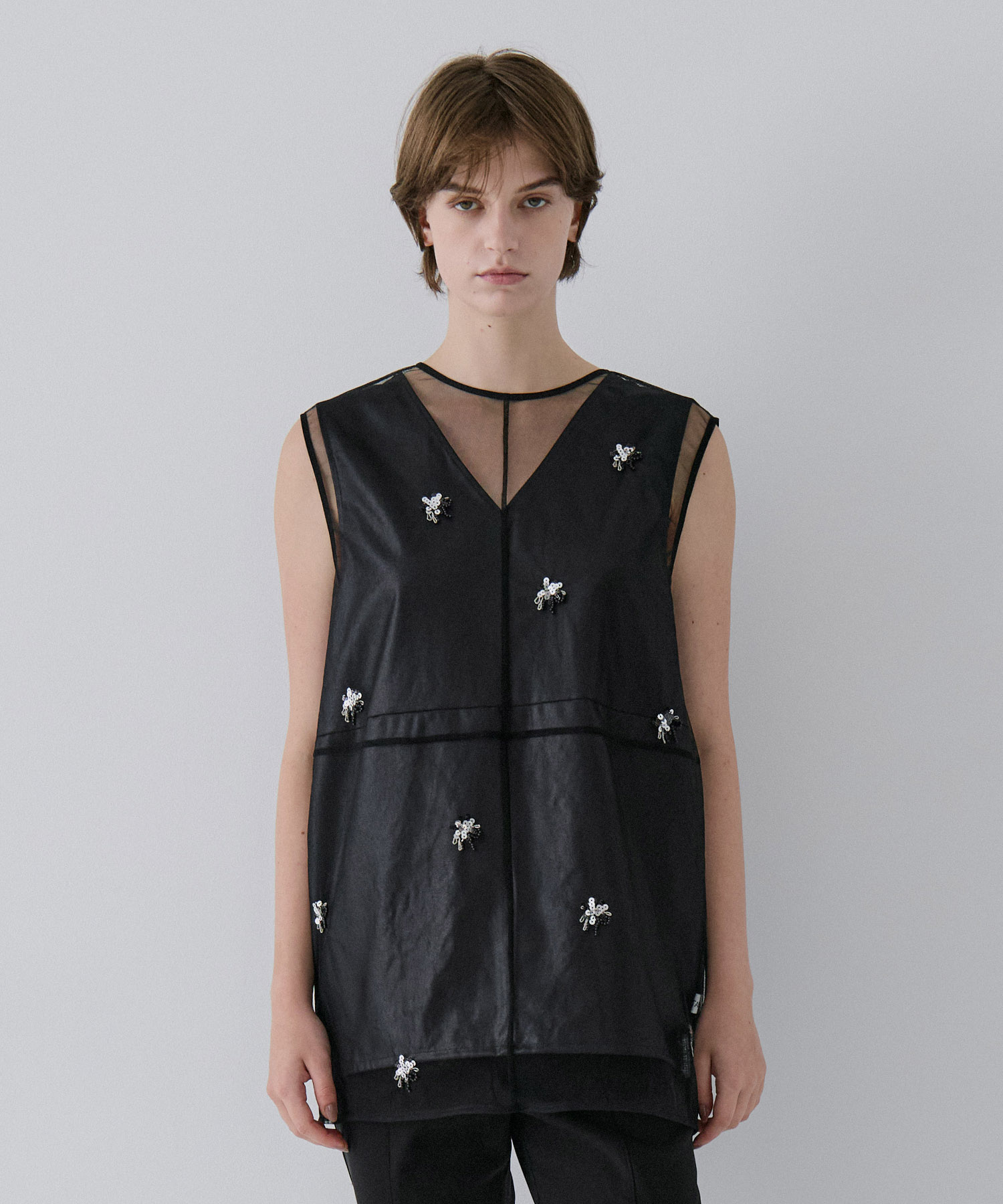 Tulle Motife Vest RITAN