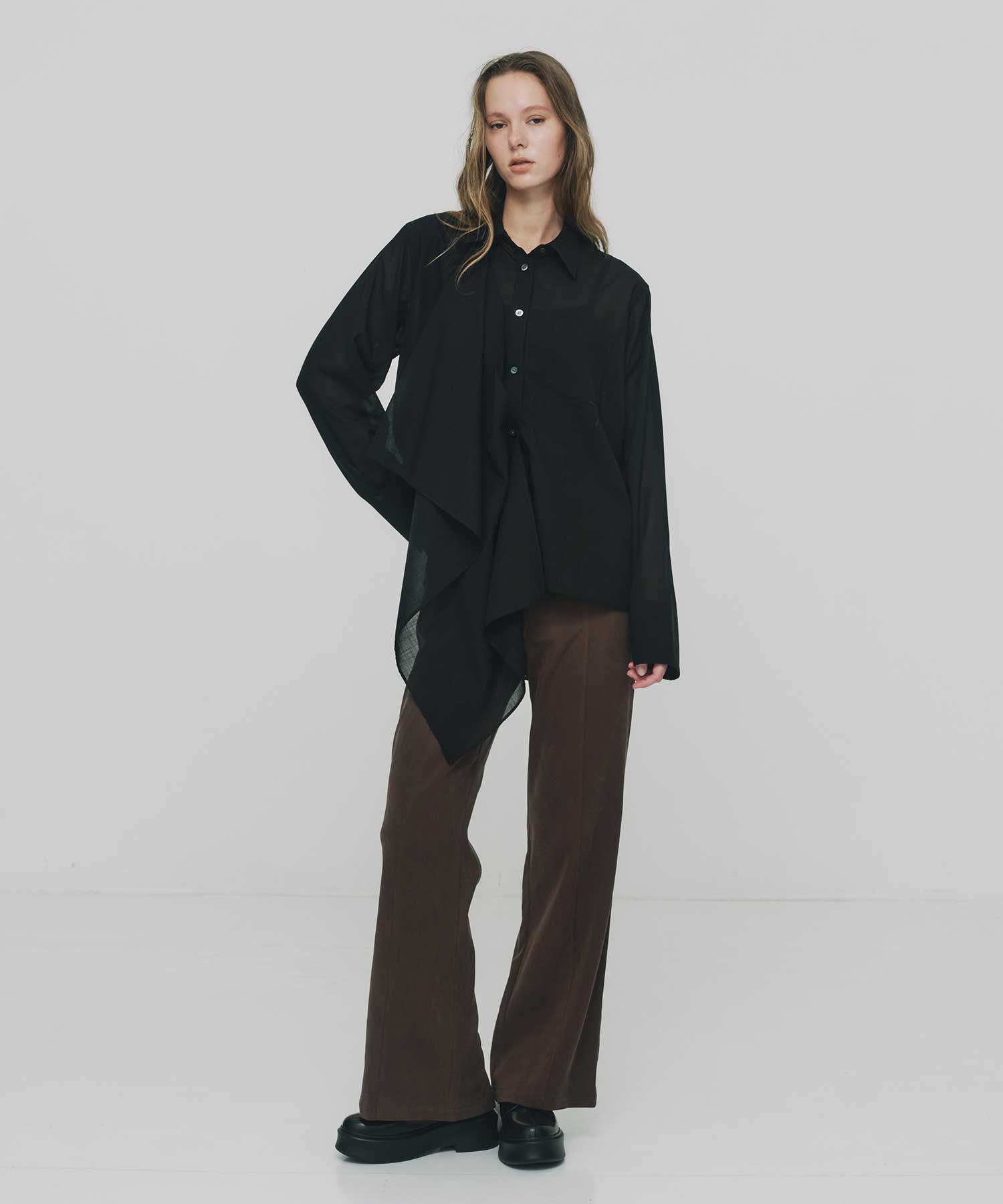 Asym Cape  Shirts RITAN