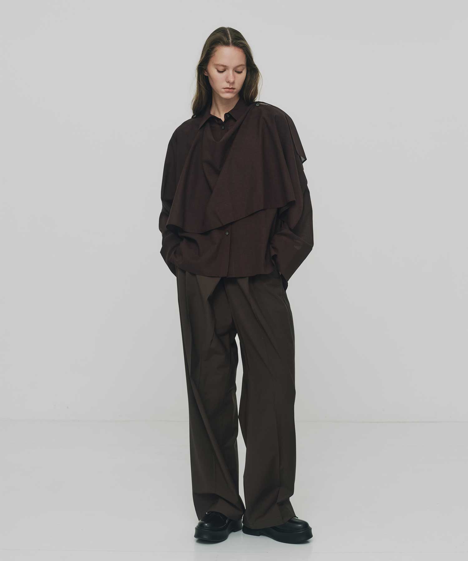Asym Cape  Shirts RITAN