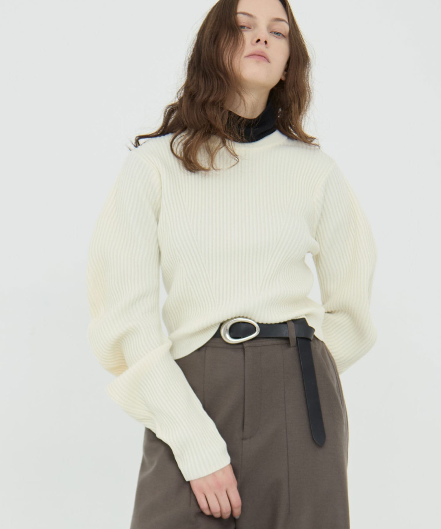 Arch Sleeve Knit Tops RITAN