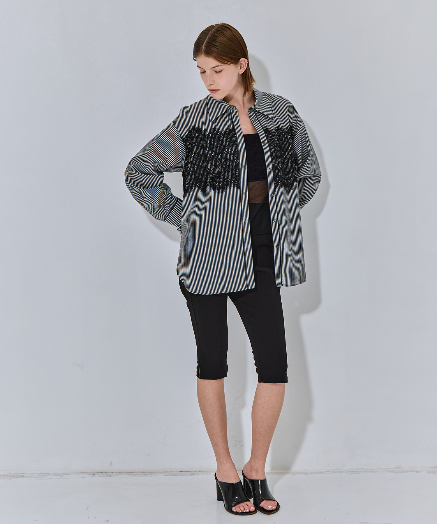 Noble Lace Combi  Shirt RITAN