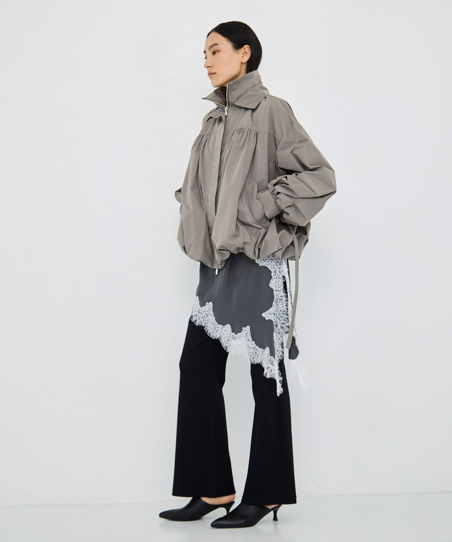 Balloon Silk Blouson RITAN