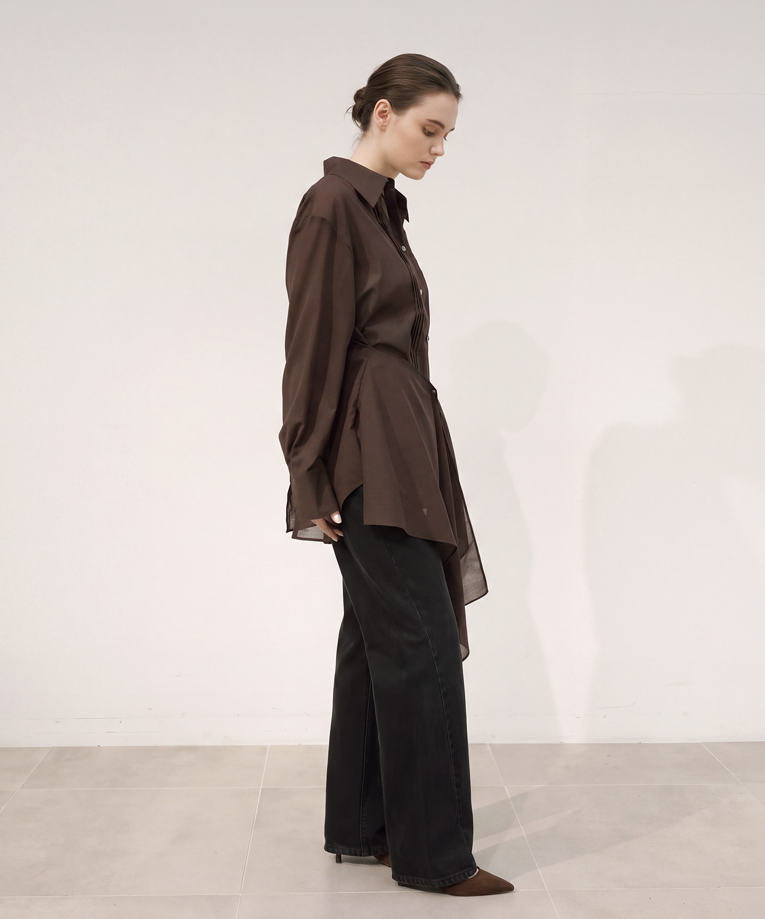 Waist-Tie Arrange Shirts RITAN