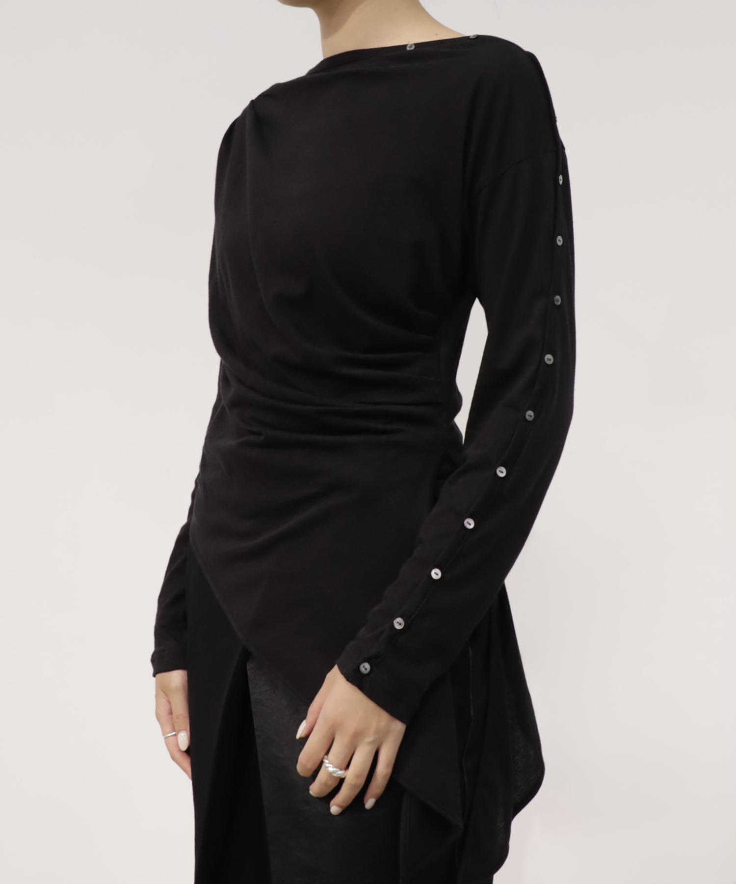 Cotton Cashmere Long Tee RITAN