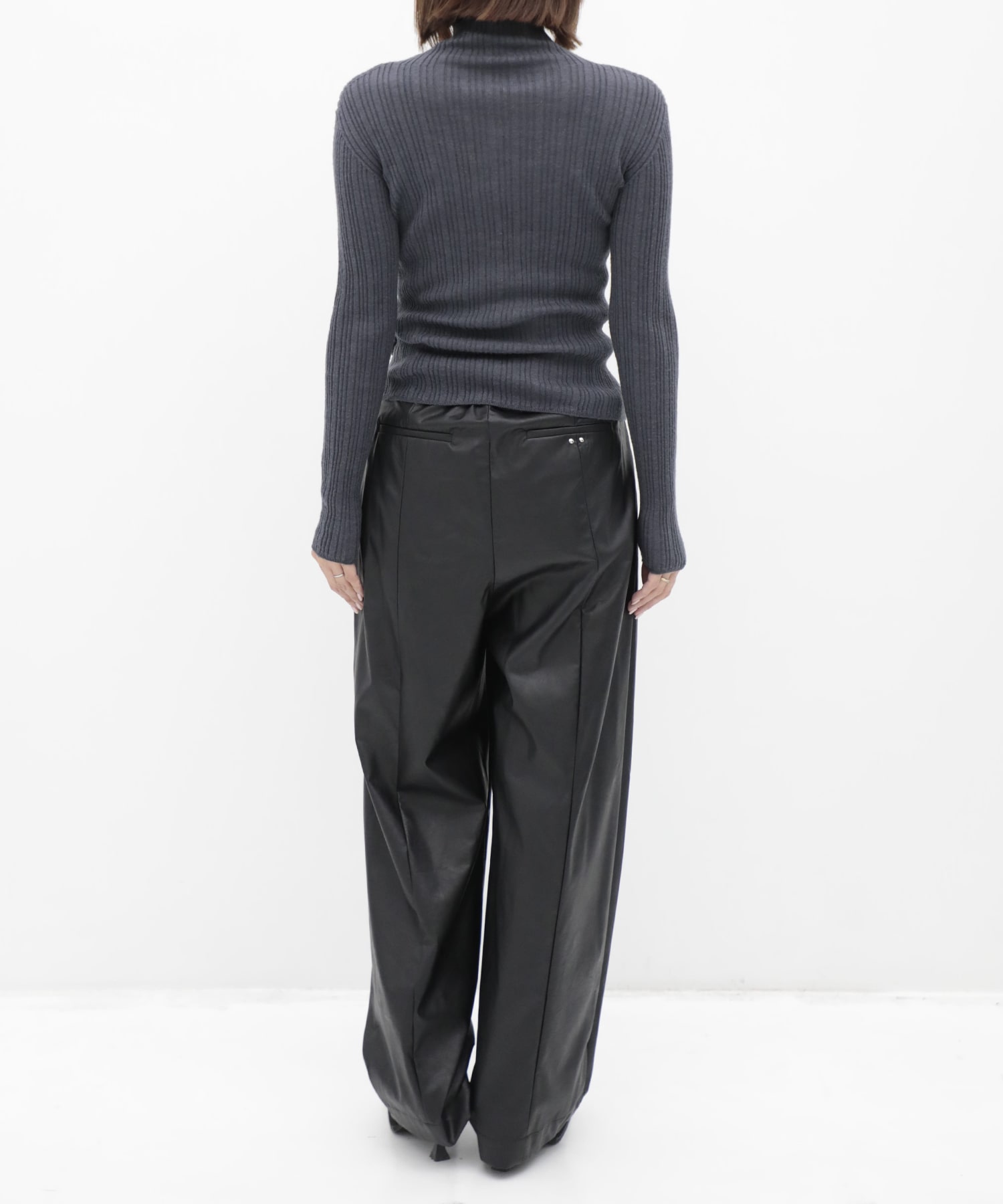 Cashmere Silk Arch Rib Knit RITAN