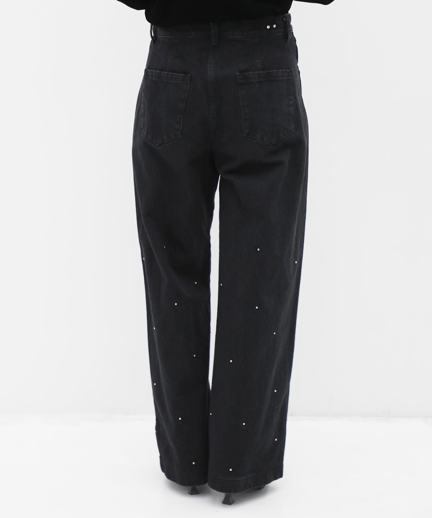 Motif Denim Pants RITAN