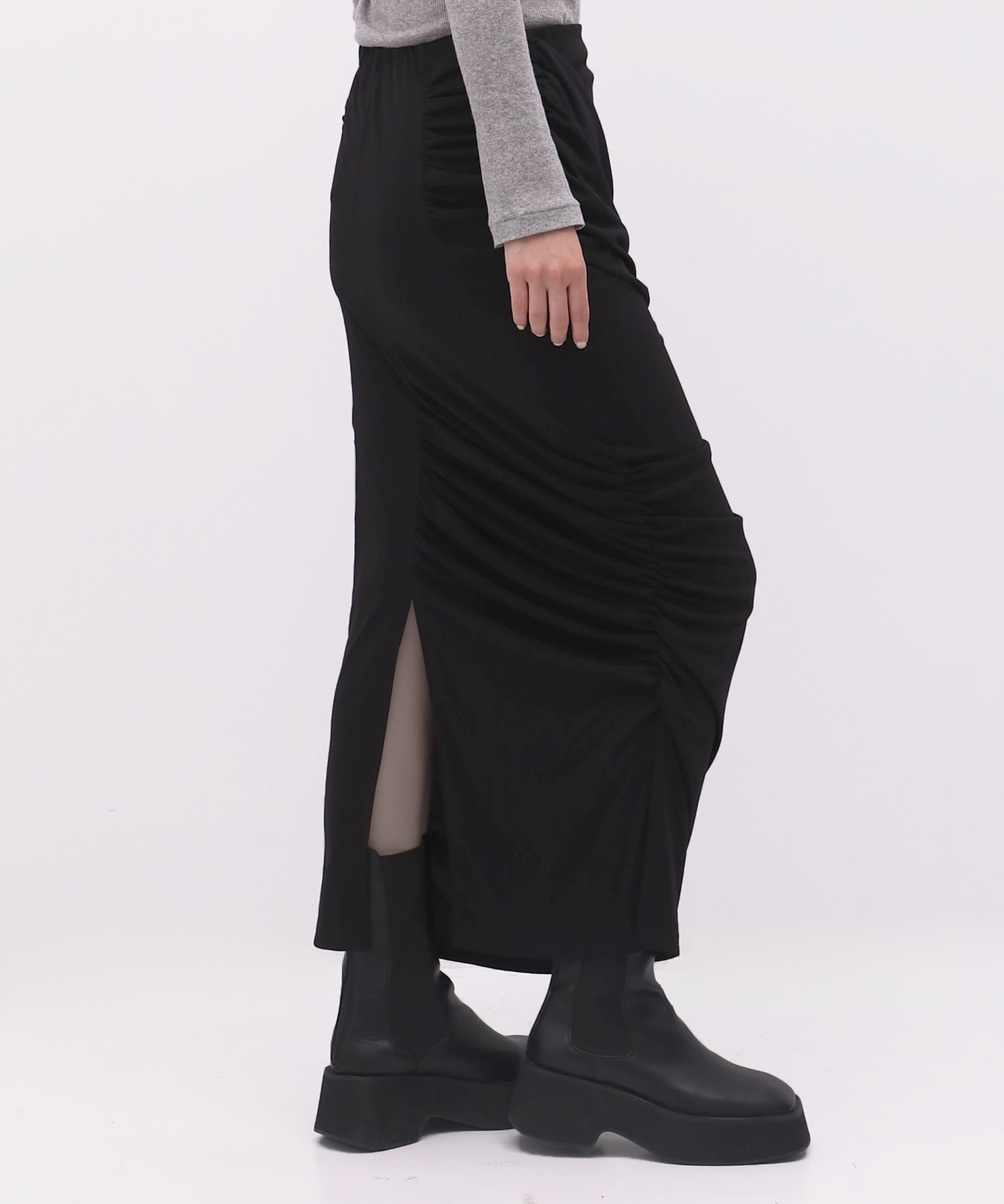 Drape Smooth Skirt RITAN