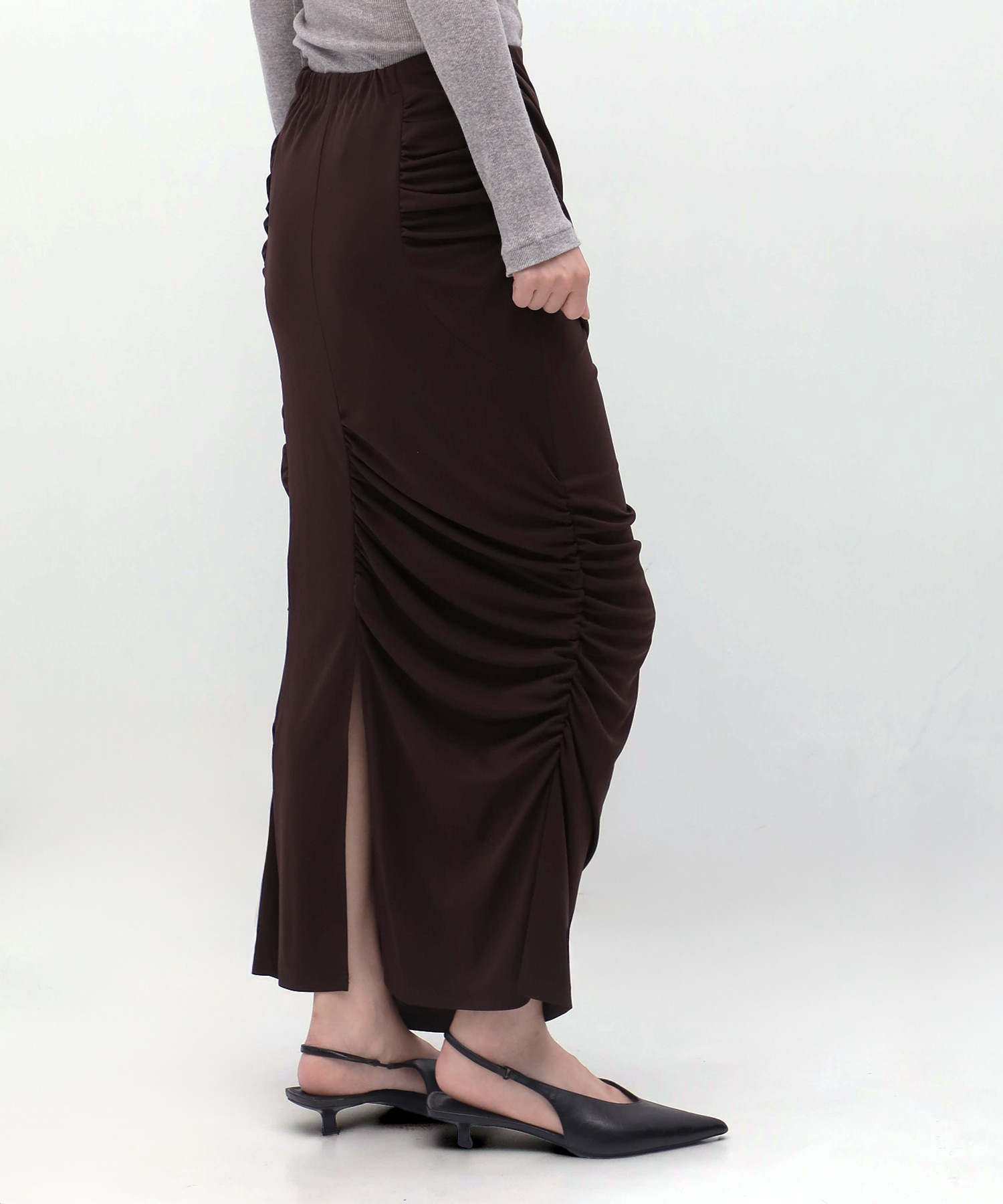 Drape Smooth Skirt RITAN