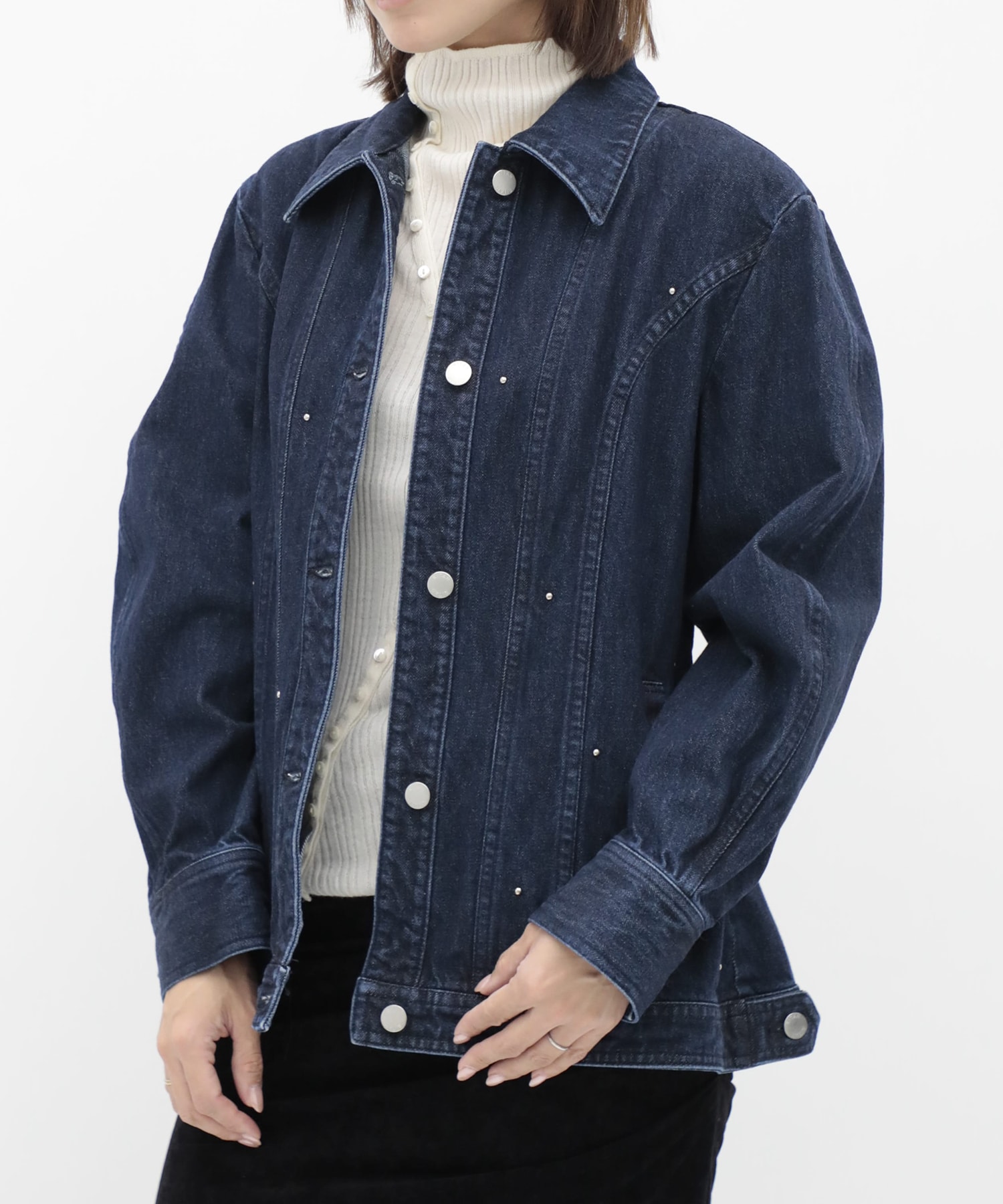 Motif Denim Jacket RITAN