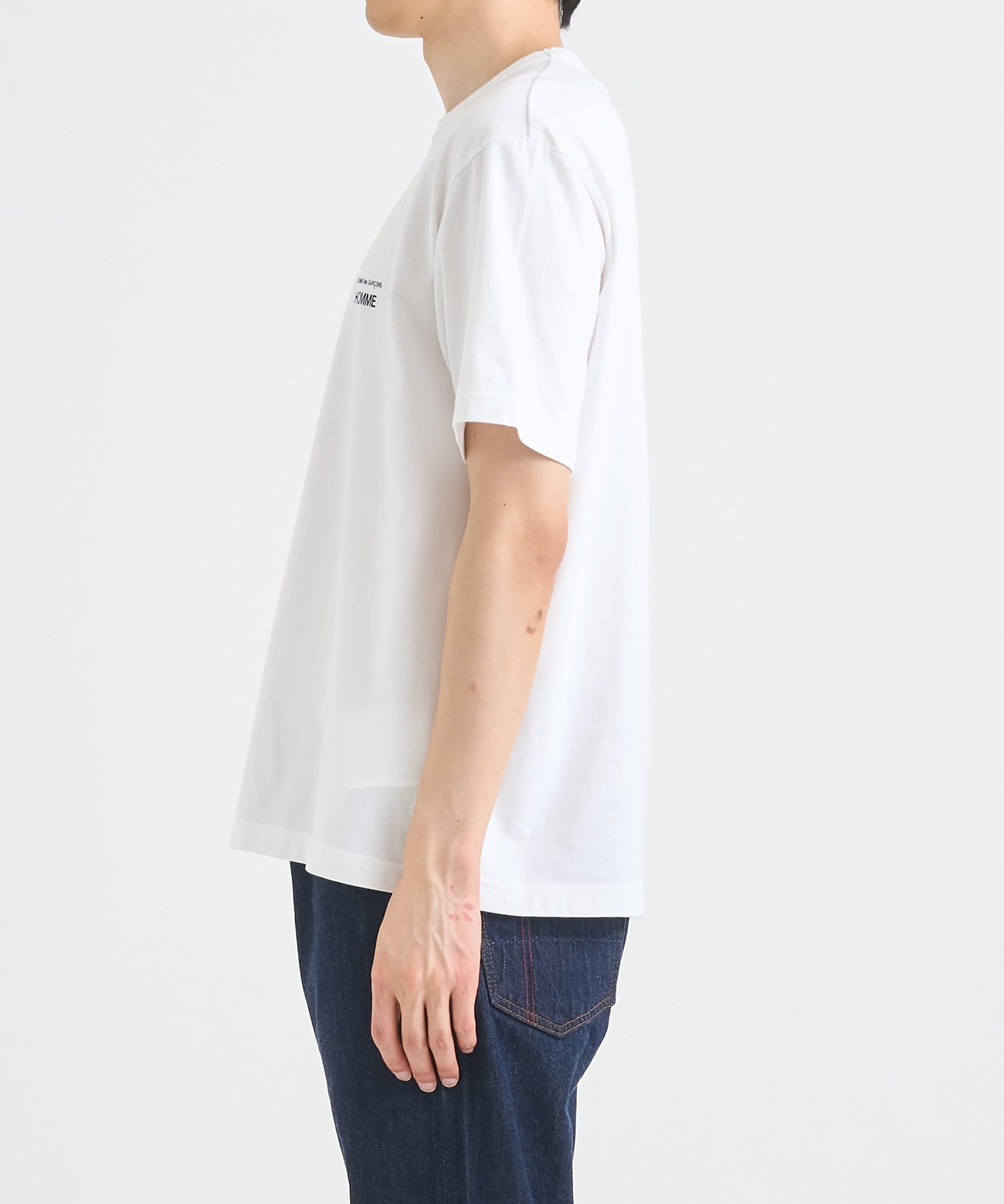 コムデギャルソンオム】HO-T101-051 S/S TEE(2 WHITE): COMME des