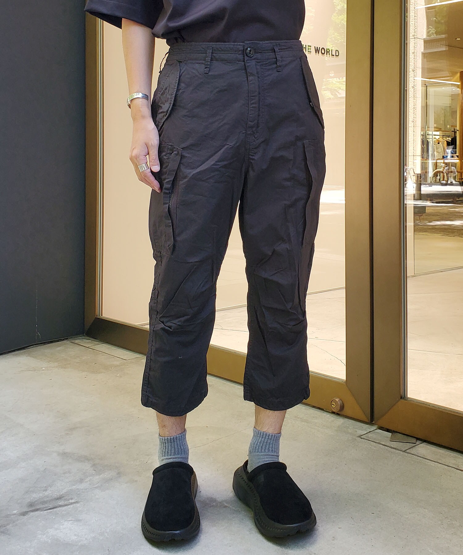 TROOPER 6P SHIN CUT TROUSERS RELAXED FIT COTTON TWILL nonnative
