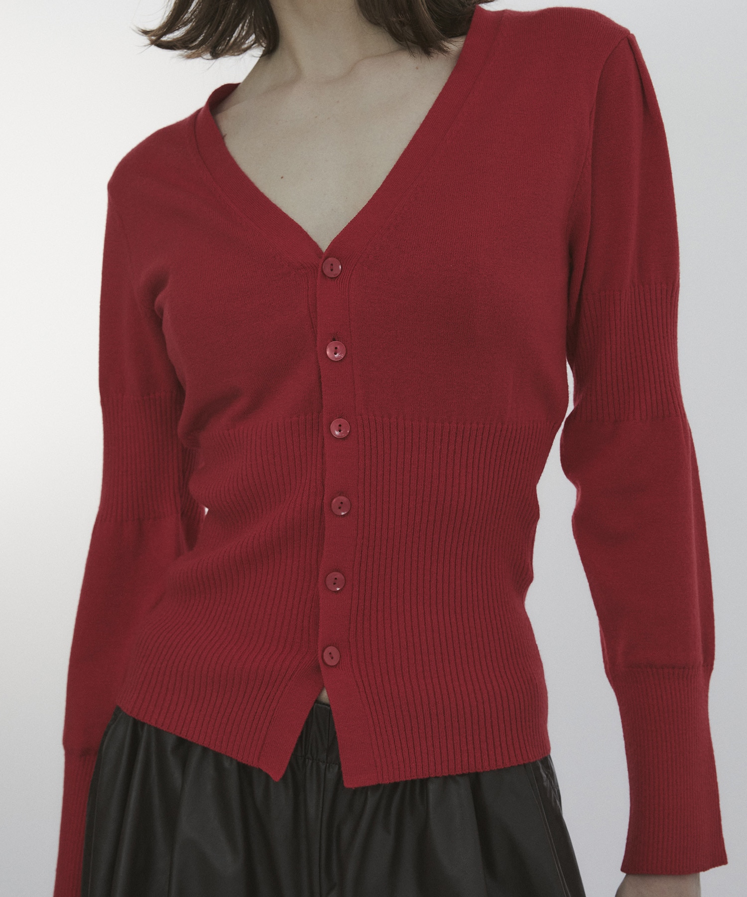 Wave Sleeve Cardigan CITY TOKYO