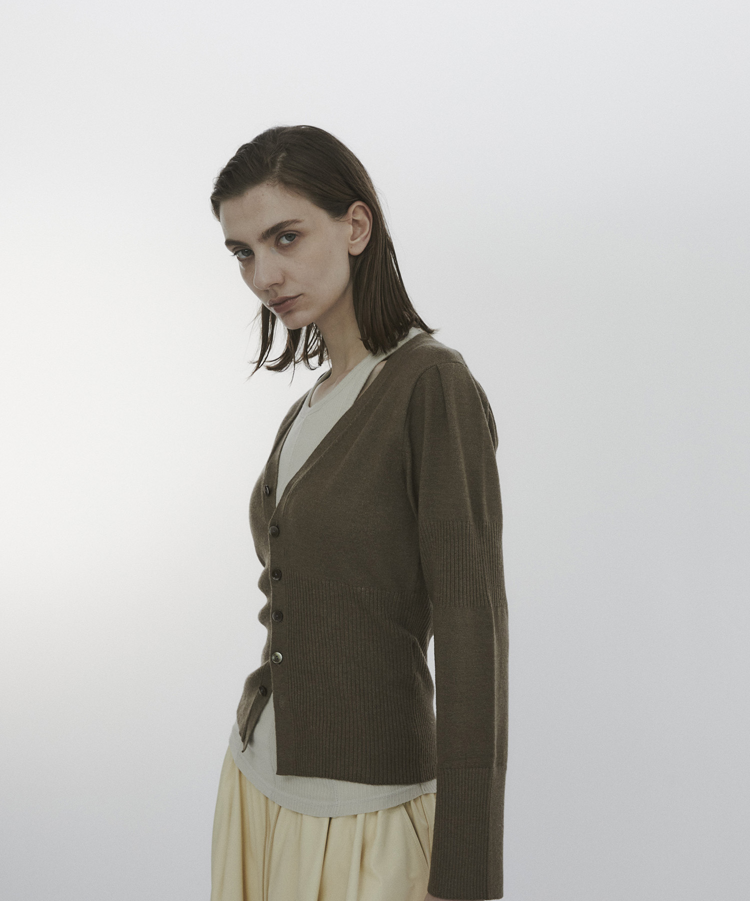 Wave Sleeve Cardigan CITY TOKYO