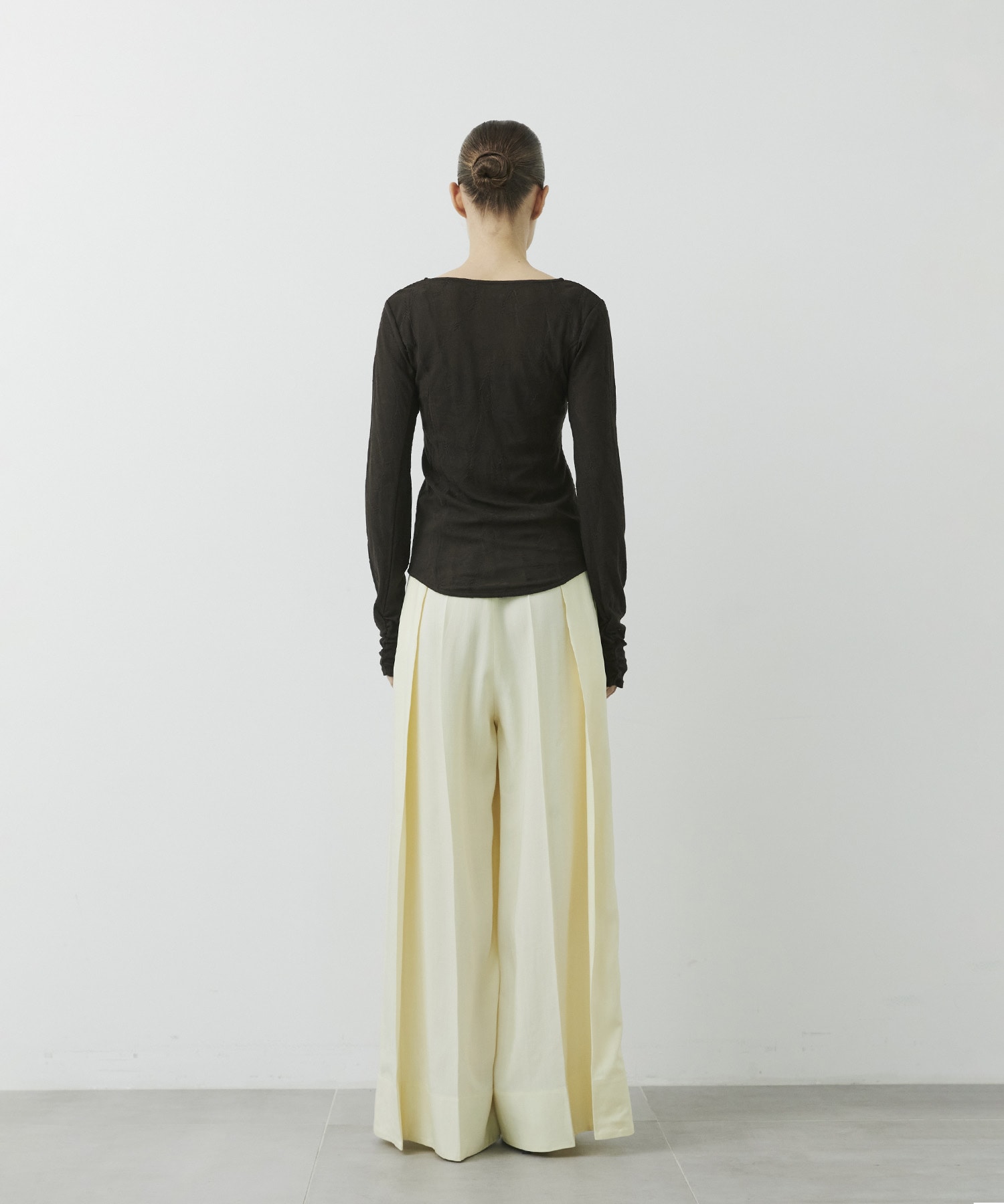 Jacquard Knit Long Tee CITY TOKYO
