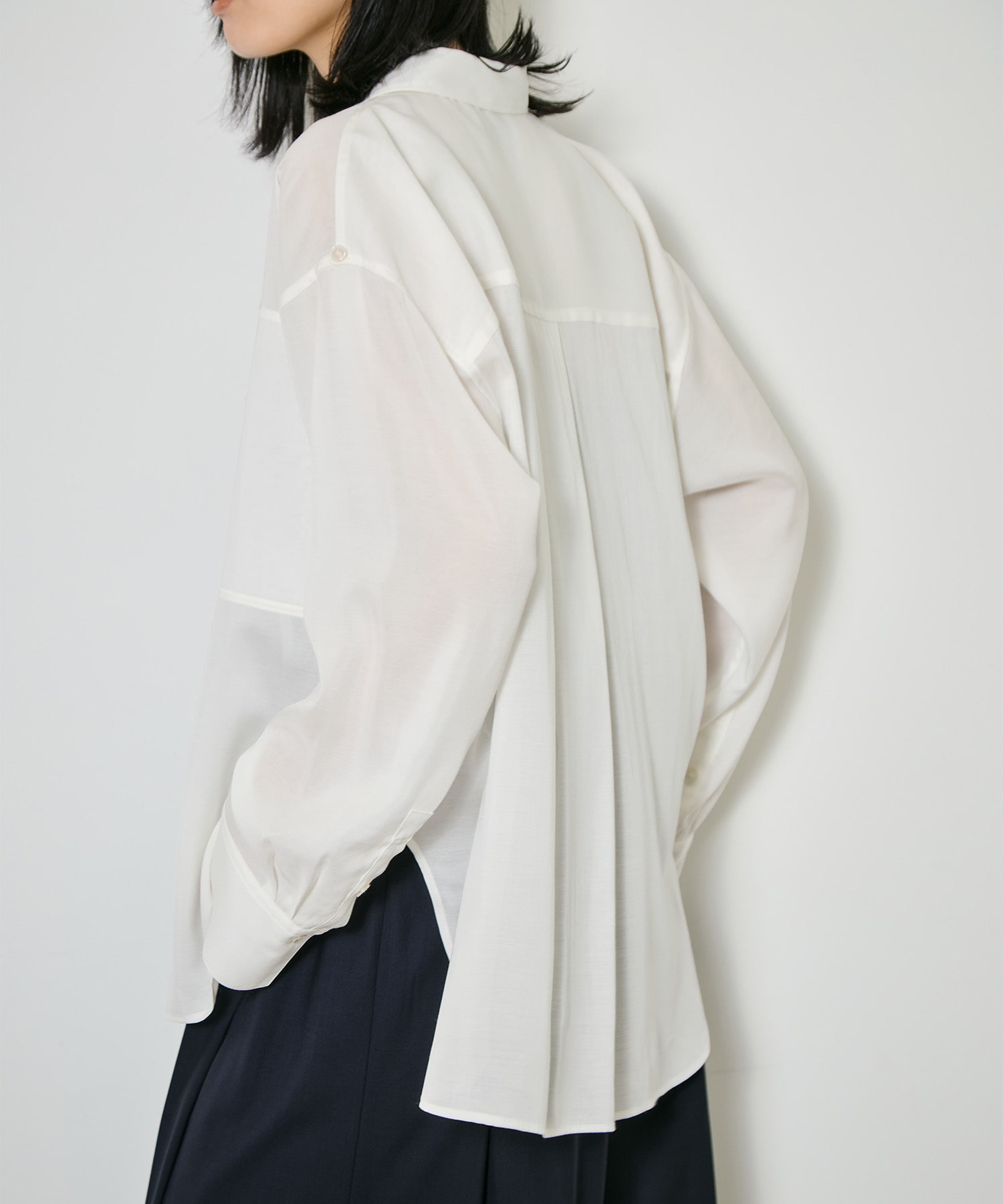 Silk Sheer Over Shirt CITY TOKYO