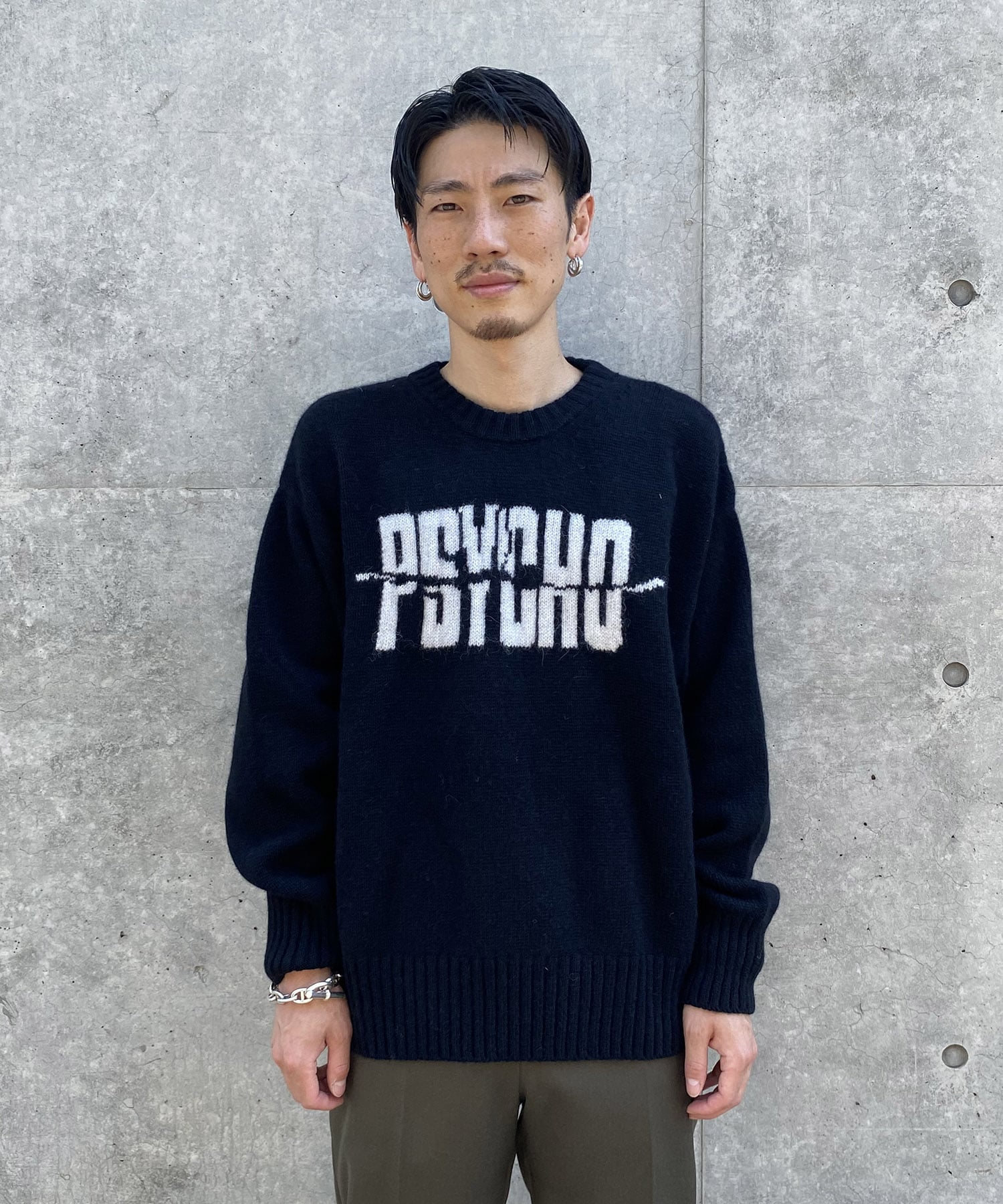 UC2B4902-2 KNIT PO PSYCHO(2 BLACK): UNDERCOVER: MEN｜THE TOKYO