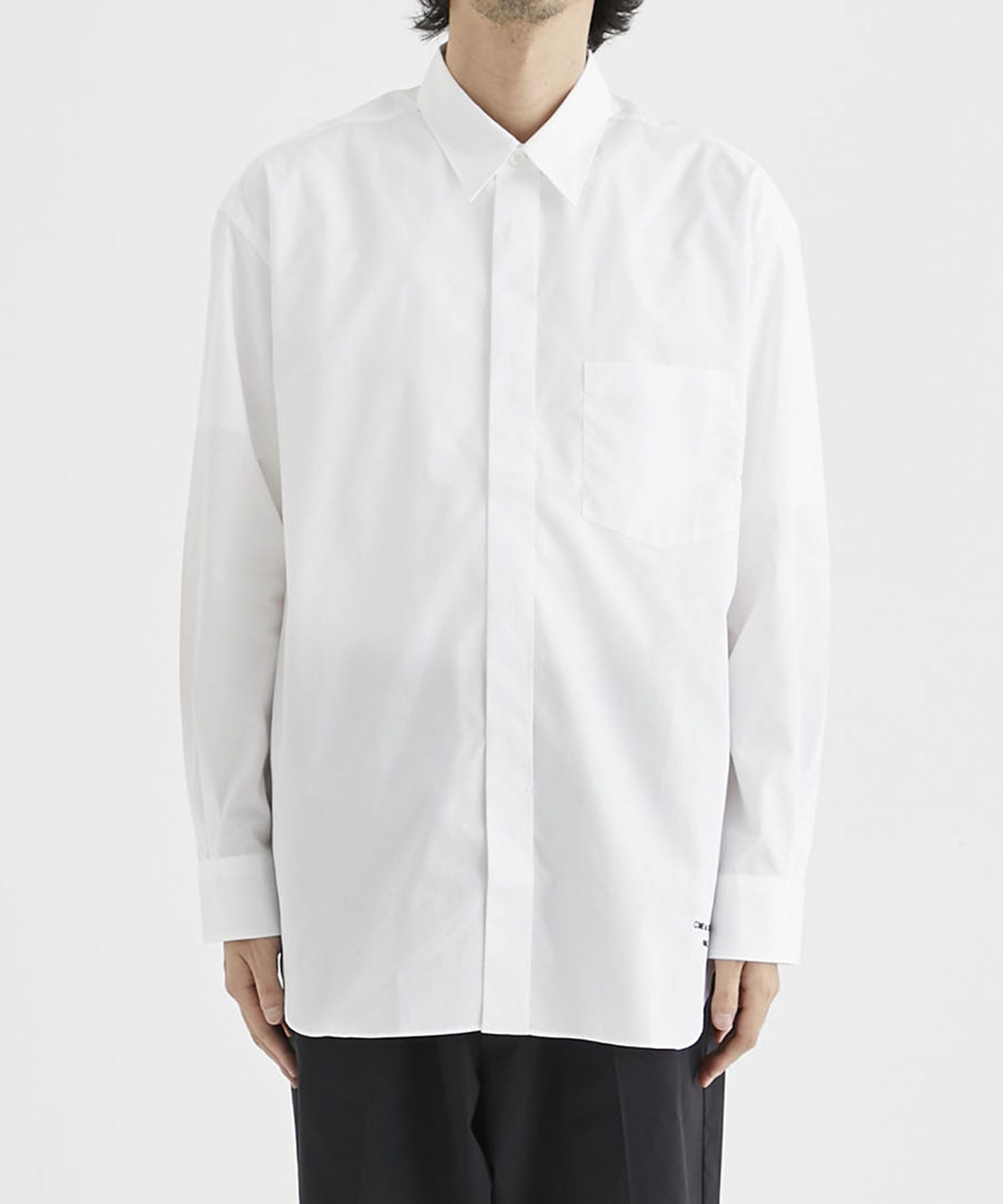 HK-B009-051 L/S SHIRT(S WHITE): COMME des GARCONS HOMME: MEN｜THE