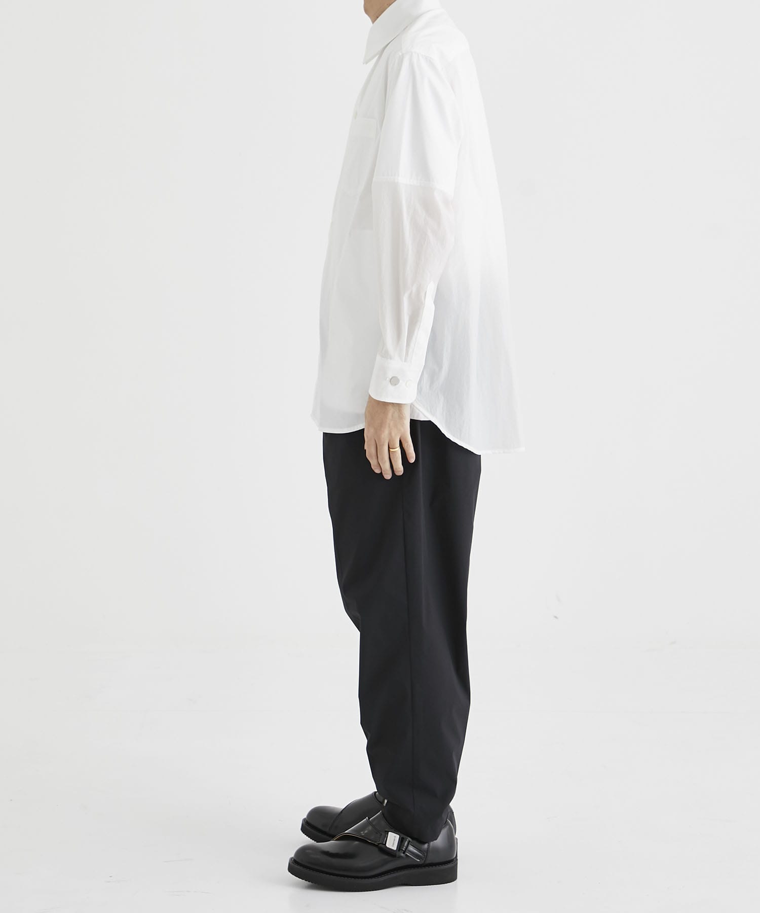 Sports Mixed Shirt (MID)(1 WHITE): th products: MEN｜THE TOKYO